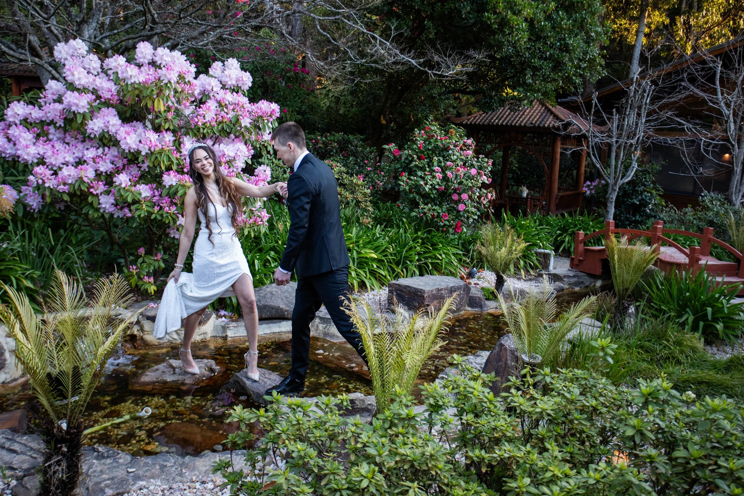 Melissa & Daniel's Wedding at Olinda Tea House in Olinda, Mount Dandenong The Dandenongs 