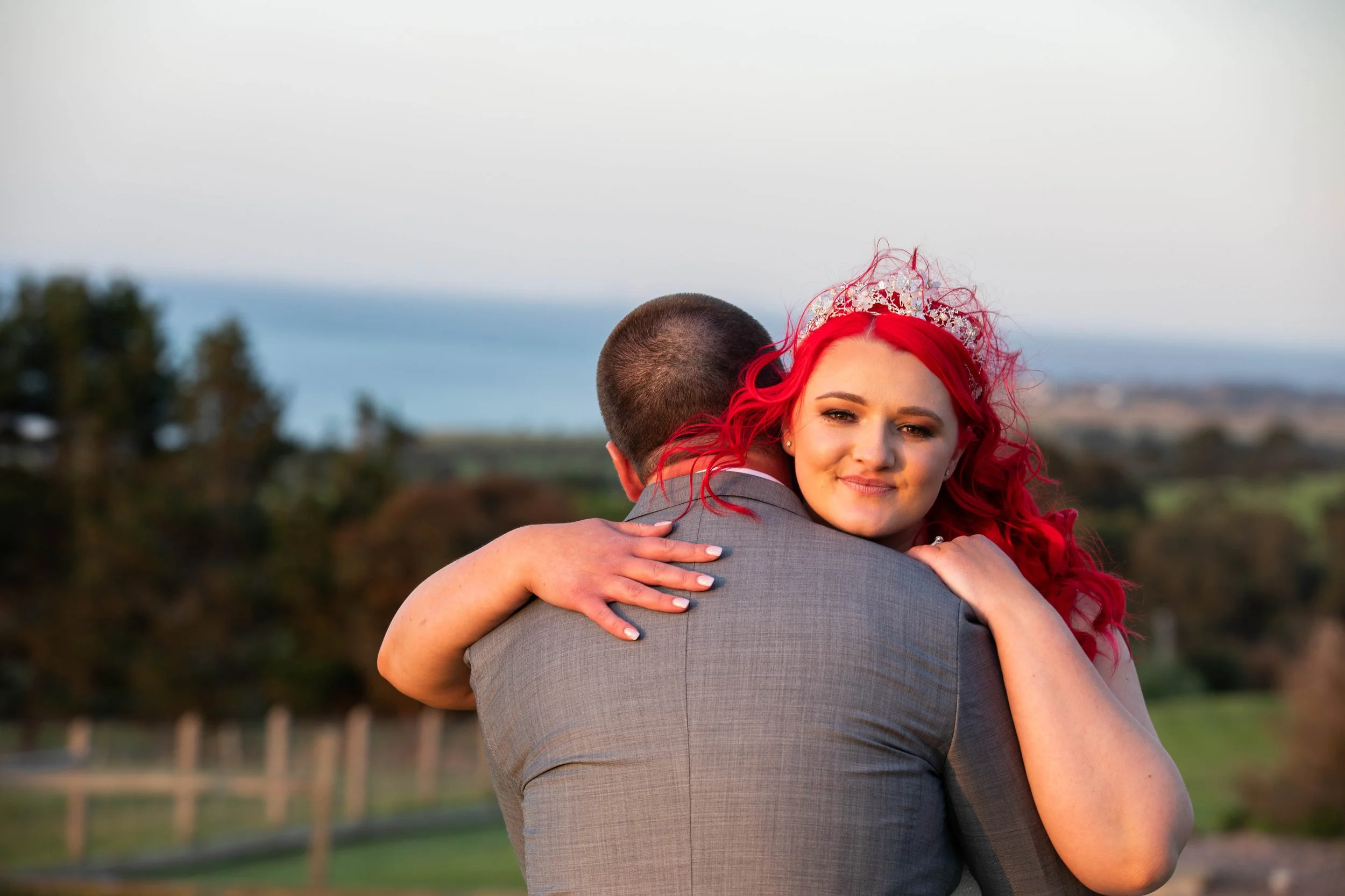 Chelsea & Garry’s Wedding ceremony and reception at Jack Rabbit Winery in Bellarine 
