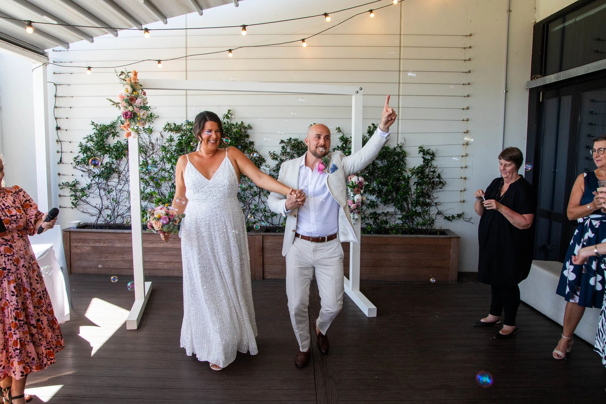 Bianca & Lewis' Wedding at True South in Black Rock 