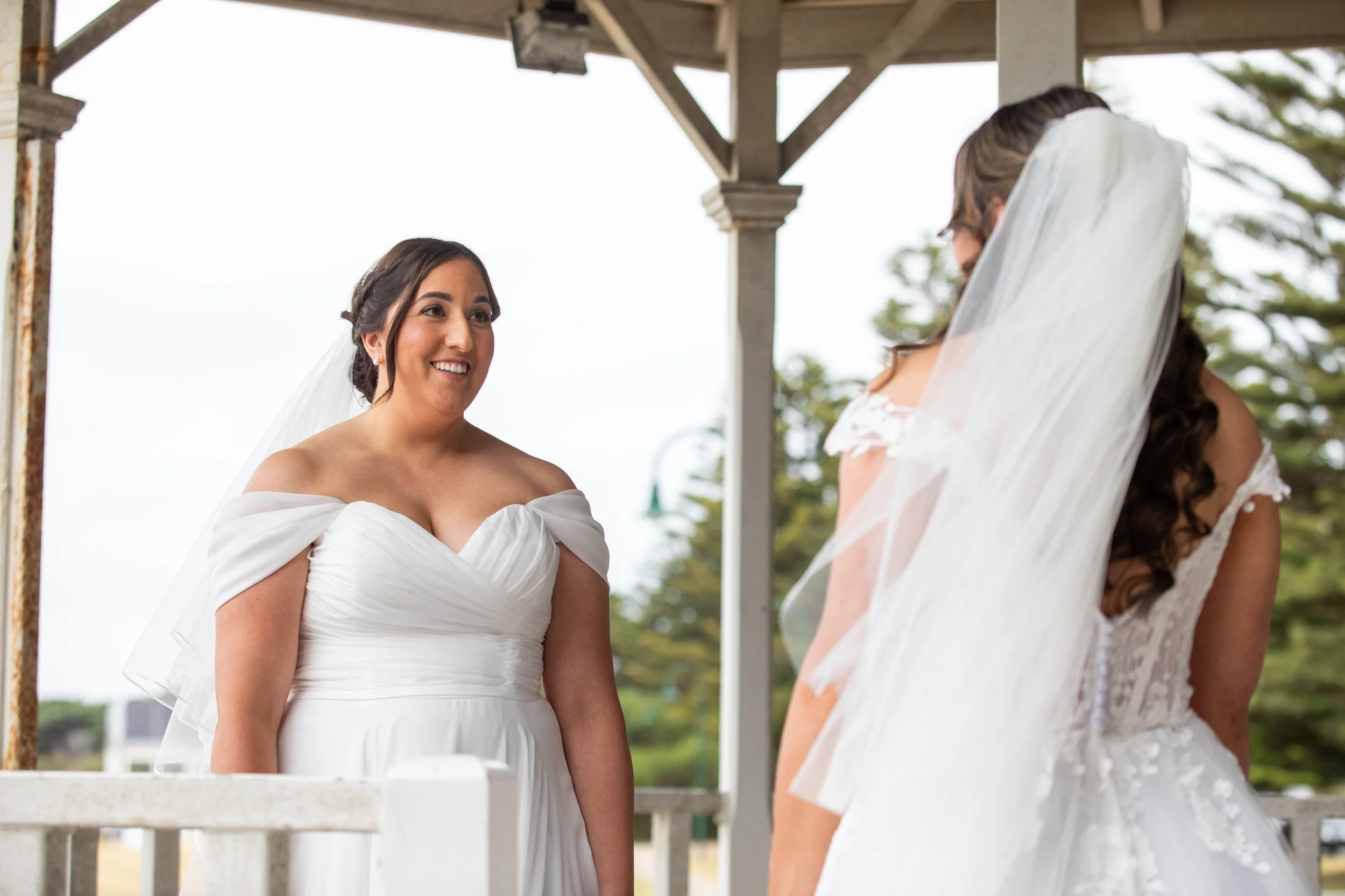 Serena & Kate’s Wedding - First Look at Sorrento Beach 