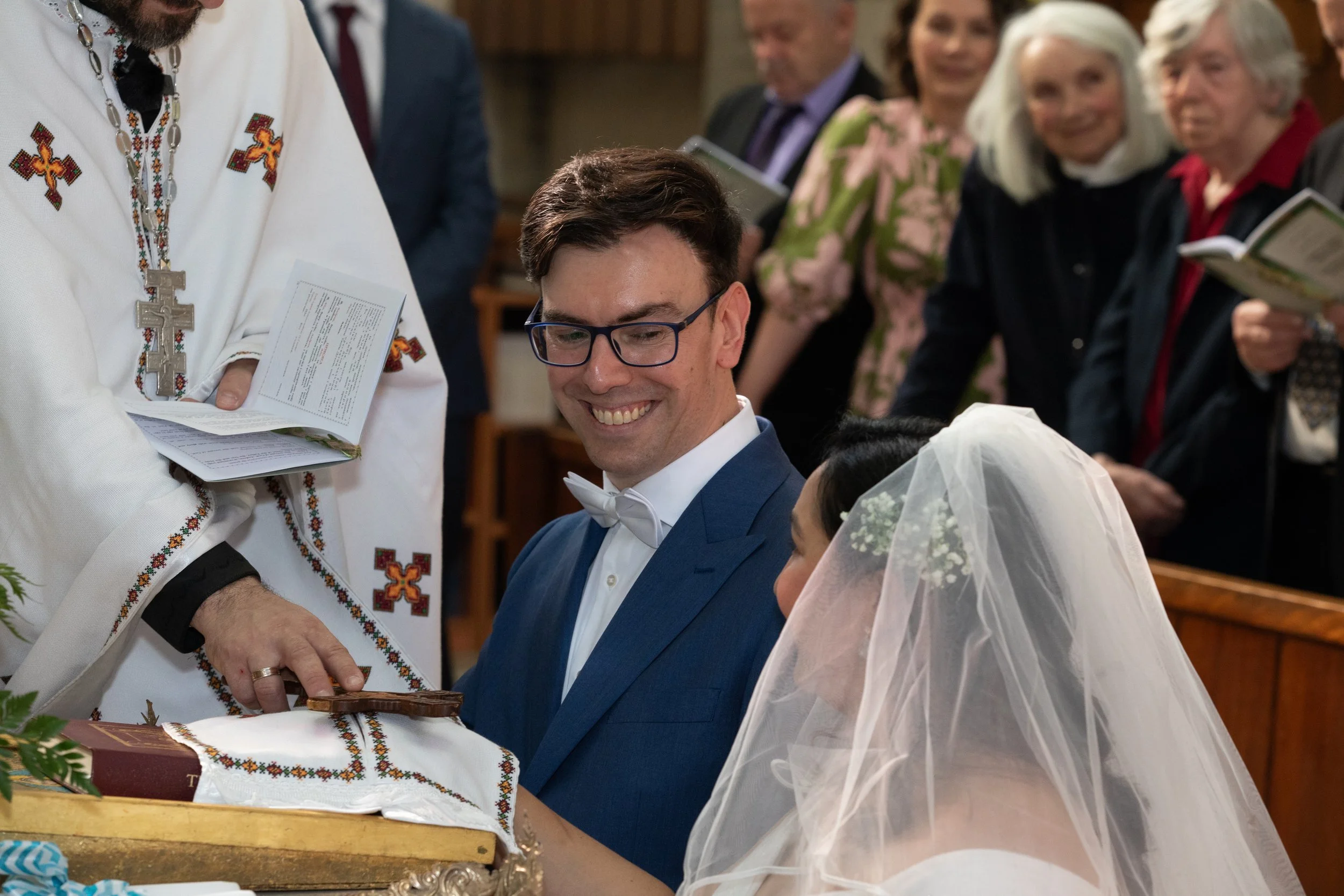 Abha & Andrew’s Wedding - Ceremony at Ukrainian Catholic Cathedral of Saints Peter and Paul 