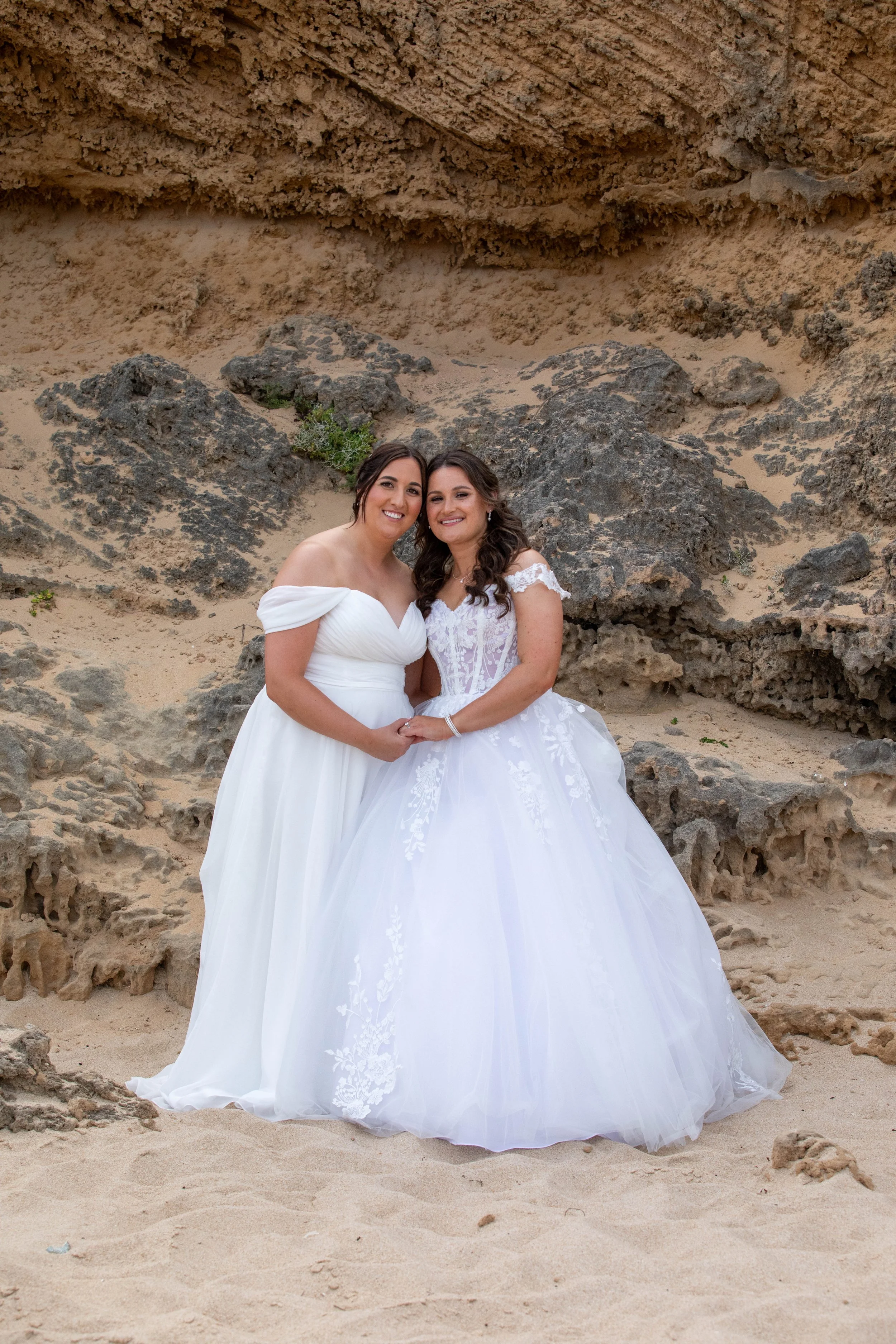 Serena & Kate’s Wedding - Photo Shoot at Sorrento Ocean Beach 