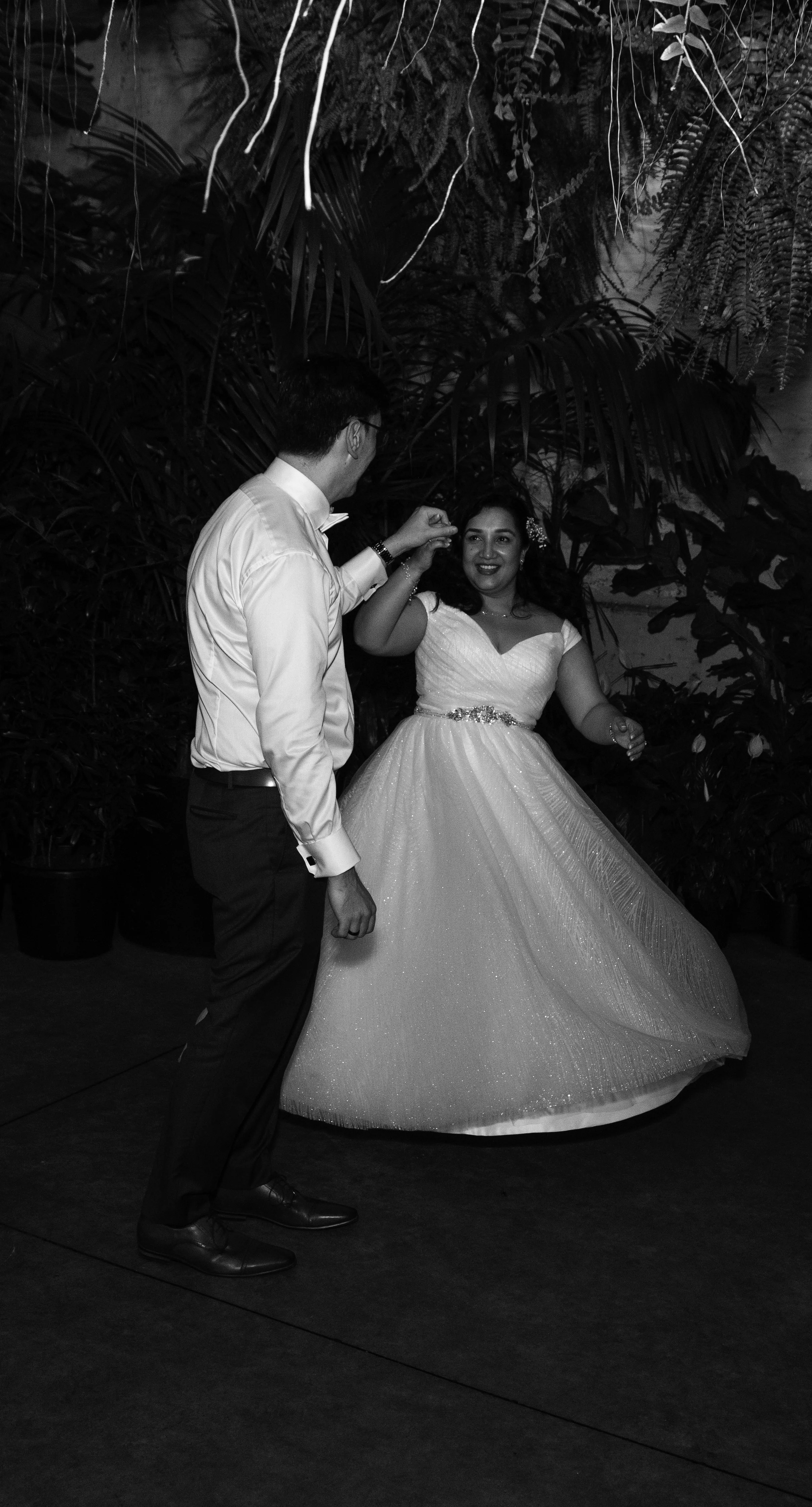Abha & Andrew’s Wedding - Reception at Glasshaus Inside  
