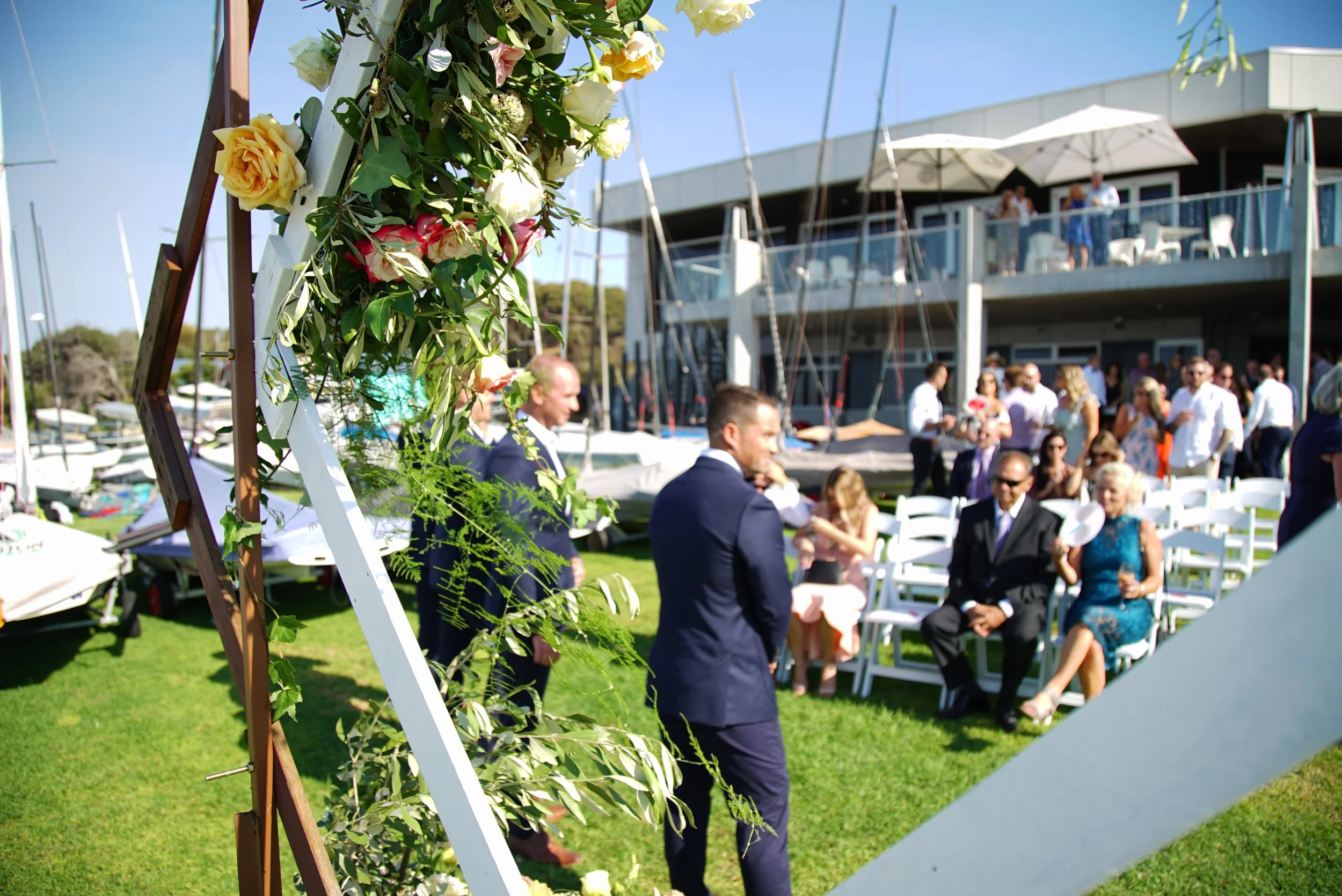 Bec & Tom's Wedding at Blairgowrie Yacht Squadron, Photo Shoots at Rye Foreshore, Rye Beach & Rye Ocean Beach 