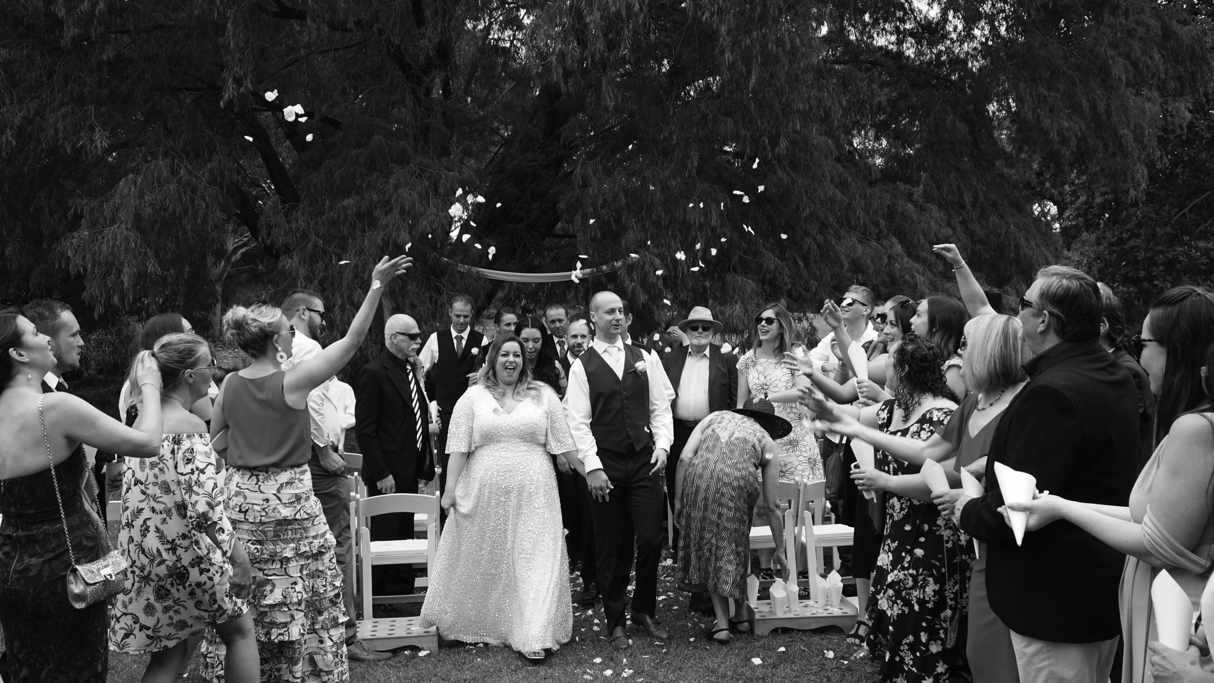Brooke & Dan's Wedding - Photos at McClelland Sculpture Park & Gallery, Banks Brewery & The Deck, and ceremony at George Pentland Botanic Gardens in Frankston