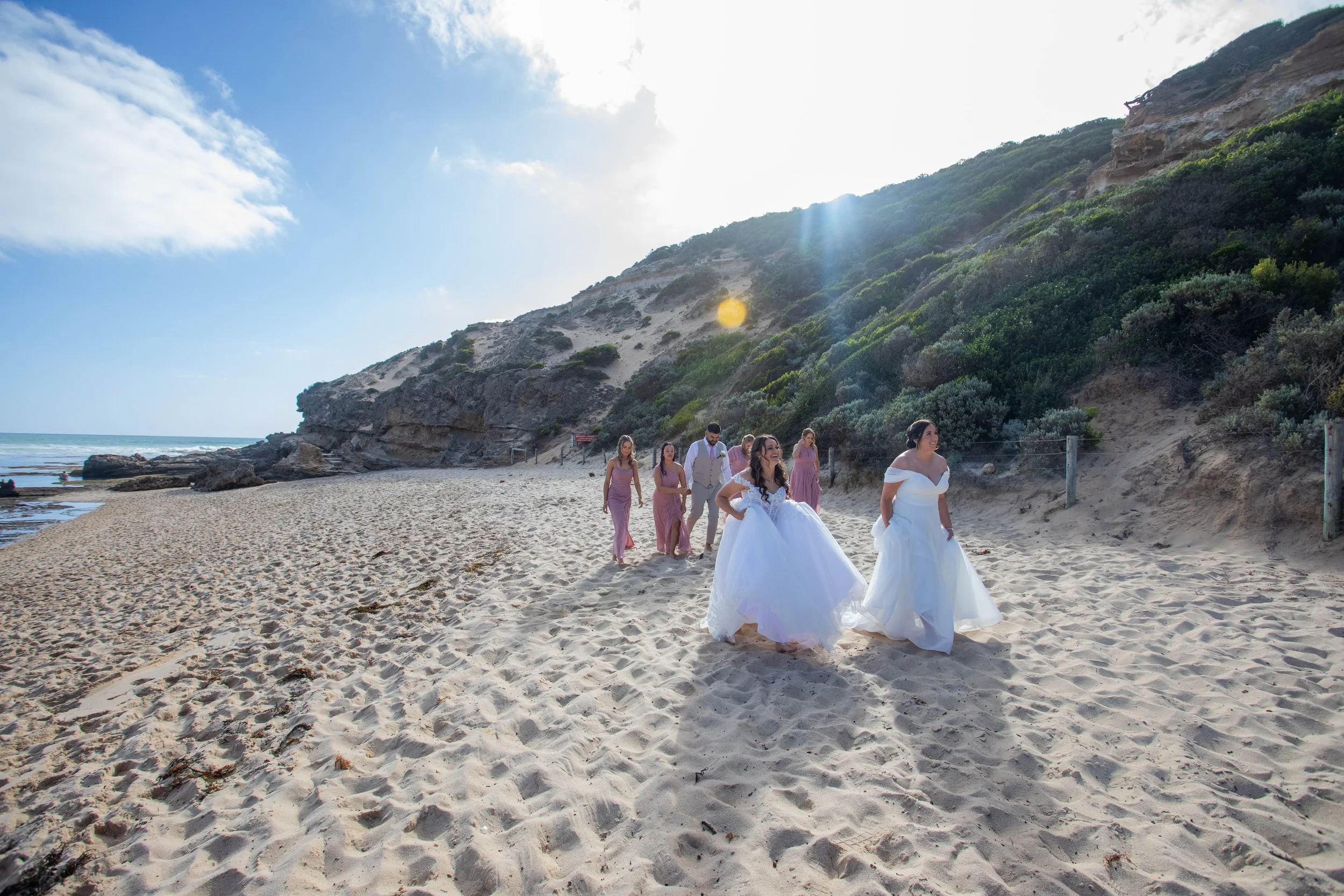 Serena & Kate’s Wedding - Photo Shoot at Sorrento Ocean Beach 