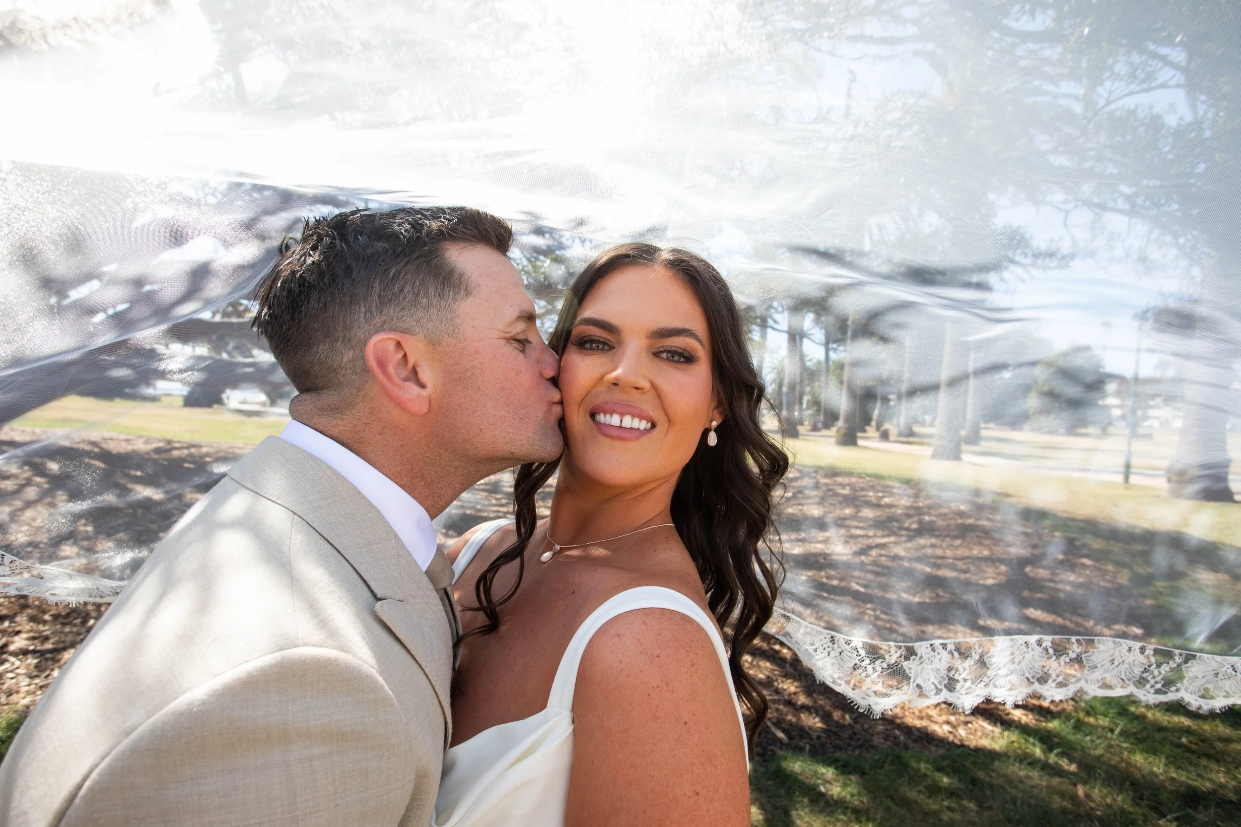 Amy & Matt’s Wedding photos at Catani Gardens in St Kilda