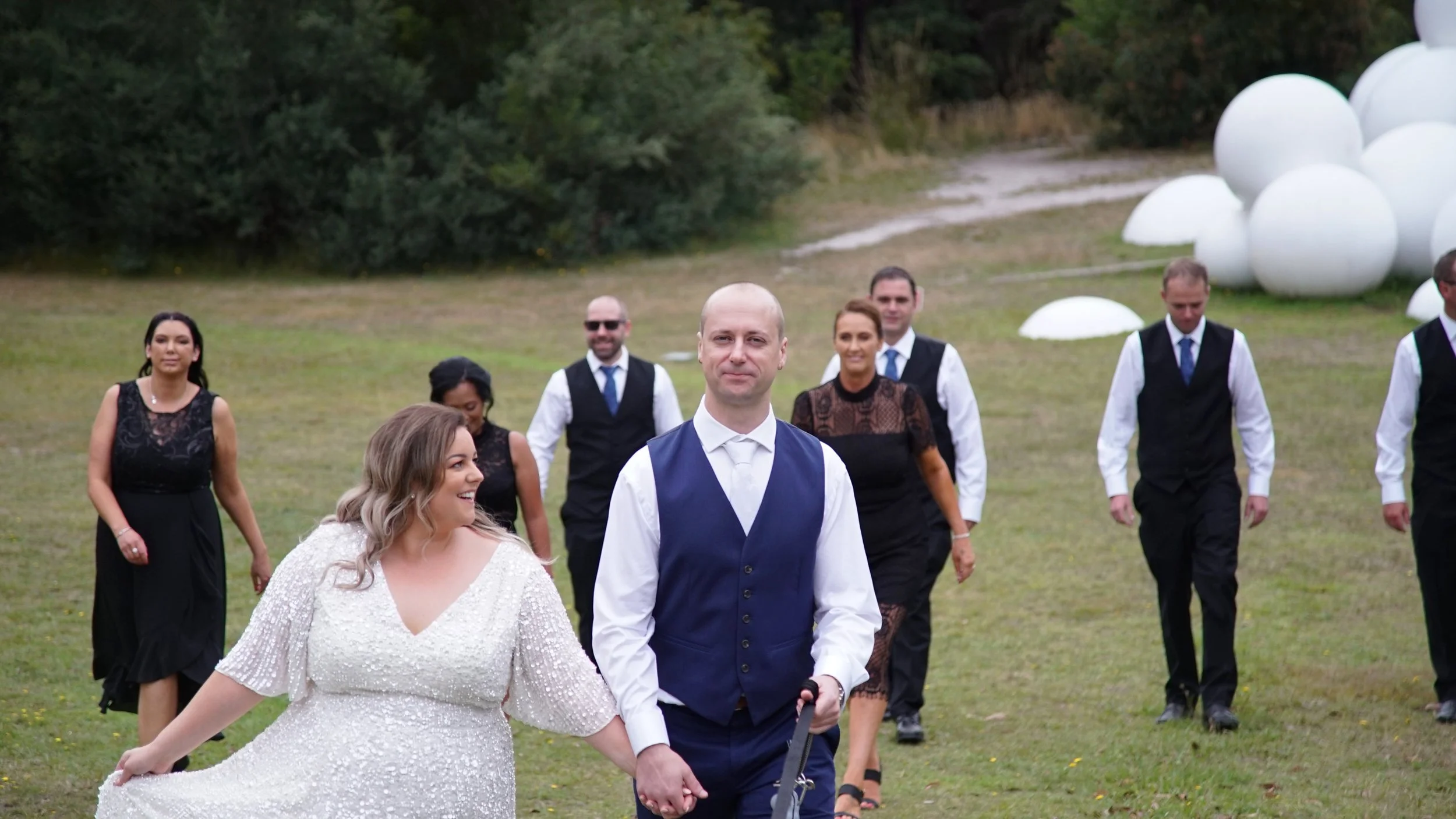 Brooke & Dan's Wedding - Photos at McClelland Sculpture Park & Gallery, Banks Brewery & The Deck, and ceremony at George Pentland Botanic Gardens in Frankston