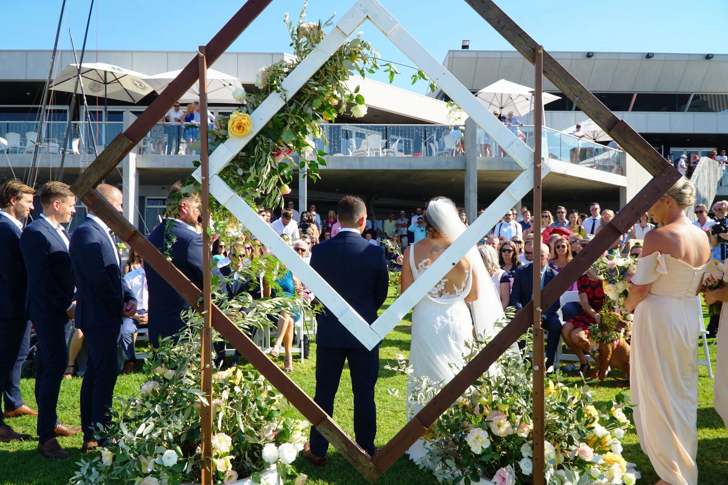 Bec & Tom's Wedding at Blairgowrie Yacht Squadron, Photo Shoots at Rye Foreshore, Rye Beach & Rye Ocean Beach 