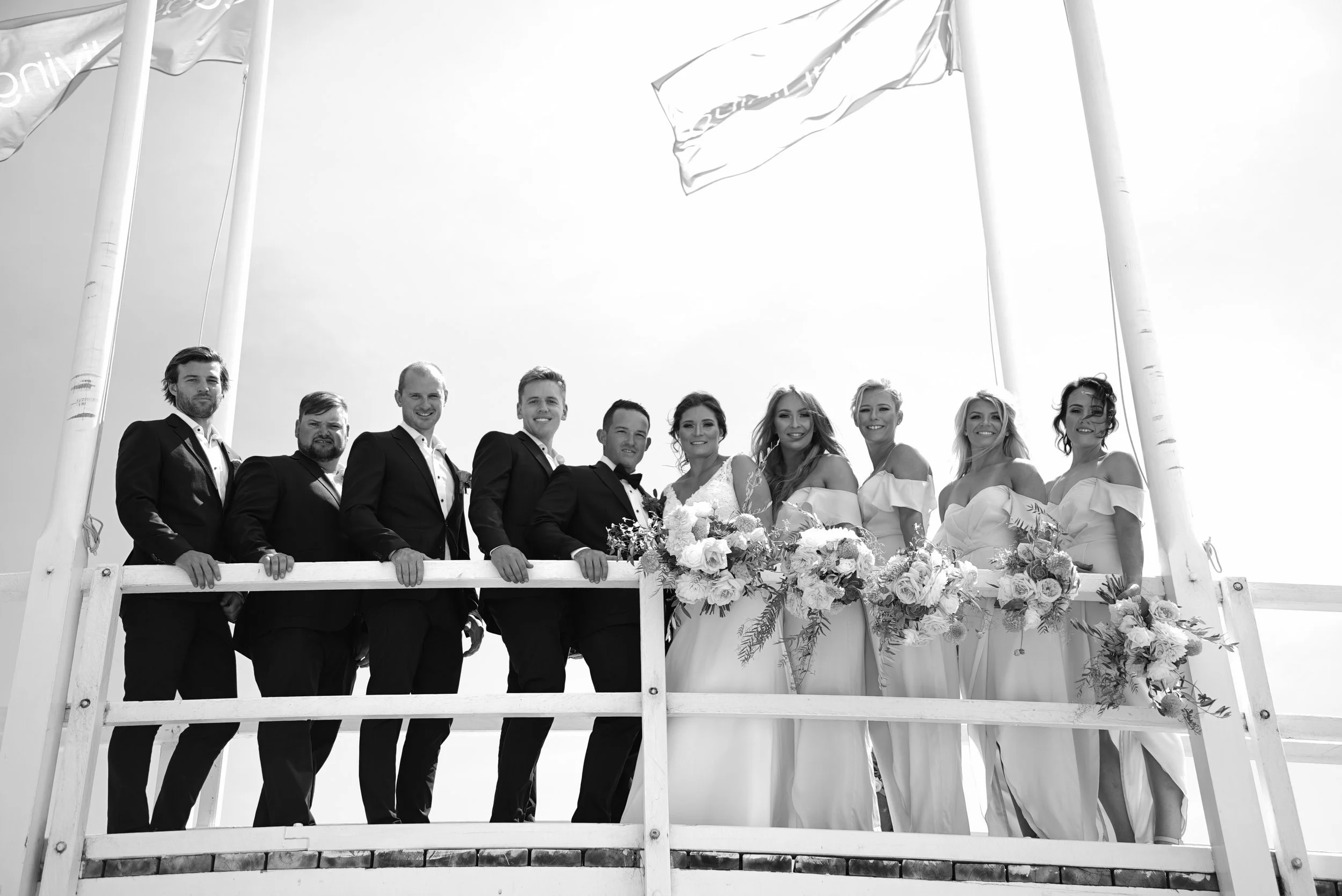 Bec & Tom's Wedding at Blairgowrie Yacht Squadron, Photo Shoots at Rye Foreshore, Rye Beach & Rye Ocean Beach 