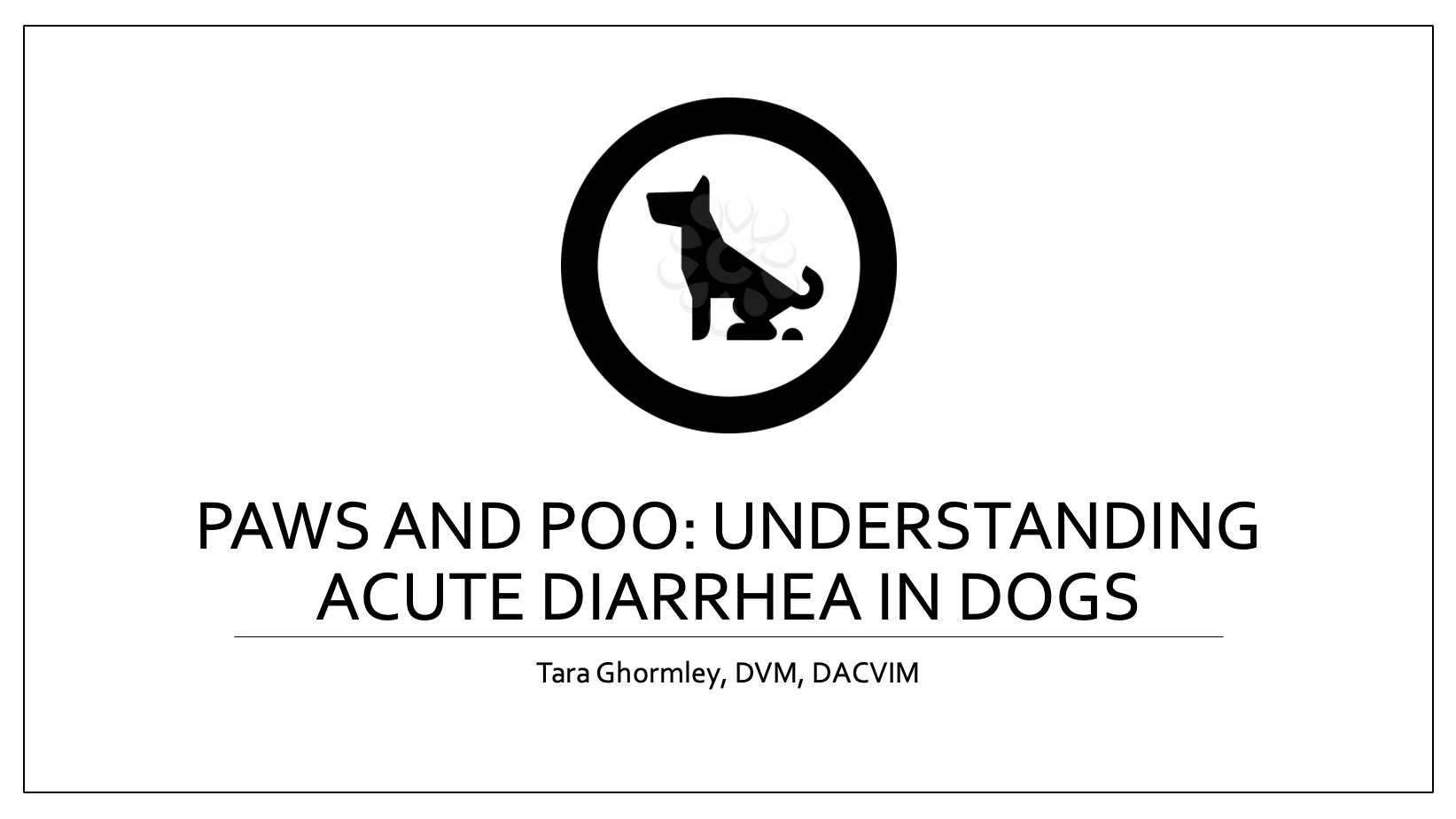 Paws and Poo: Understanding Acute Diarrhea in Dogs