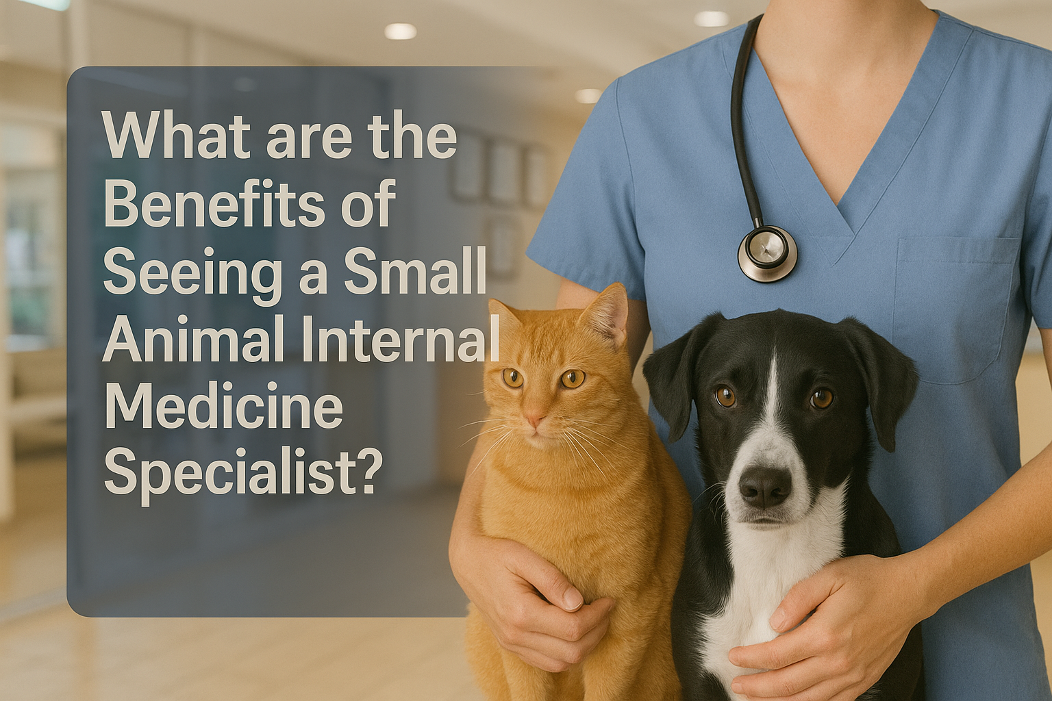 What are the Benefits of Seeing a Small Animal Internal Medicine Specialist?
