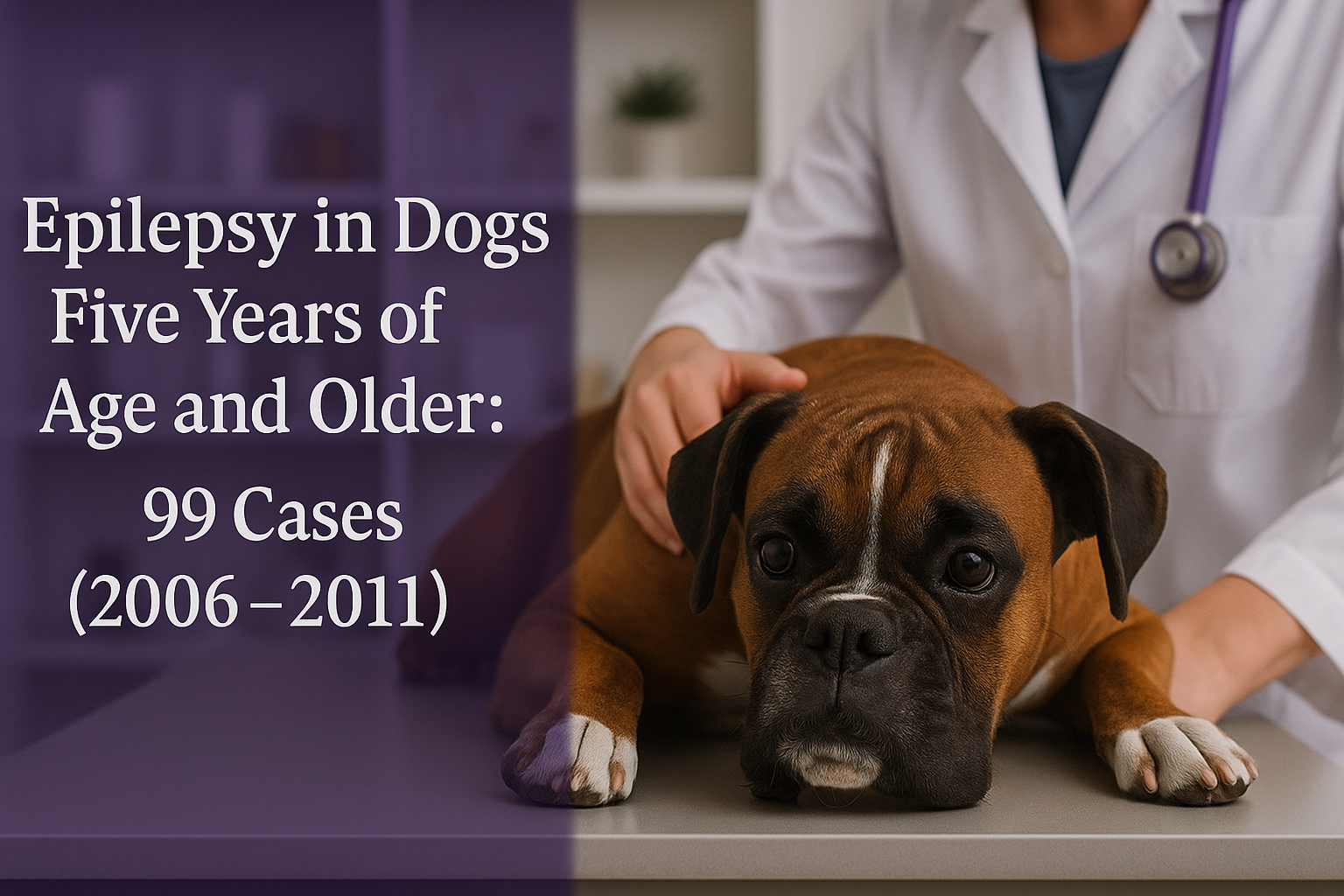 Epilepsy in dogs five years of age and older: 99 cases (2006–2011)