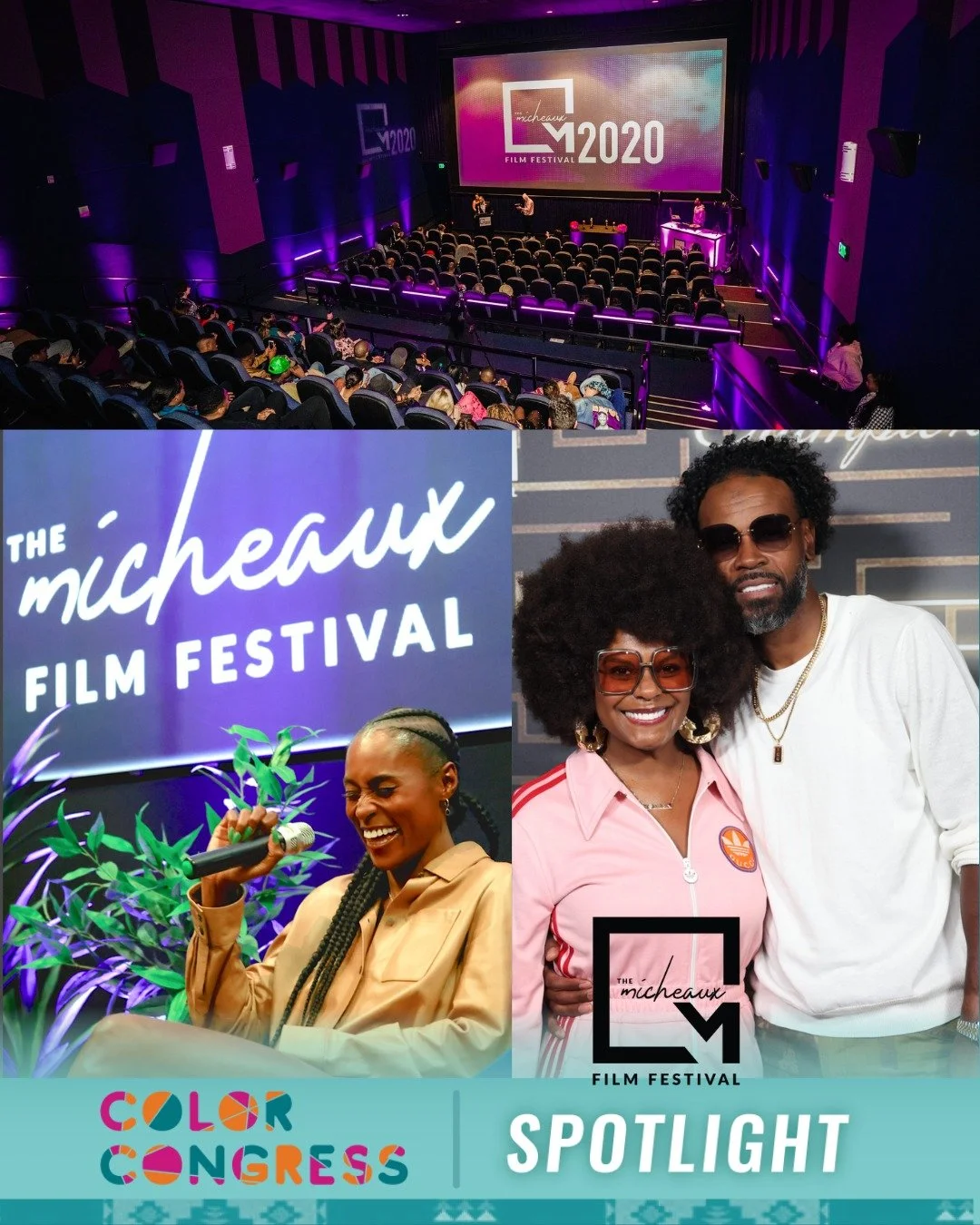 Congratulations to the 7th annual Micheaux Film Festival, which recently wrapped their beautiful festival. @ micheauxfilmfest has grown into a destination for over 10,000 attendees, industry executives, and emerging artists each season. Their 2025 th