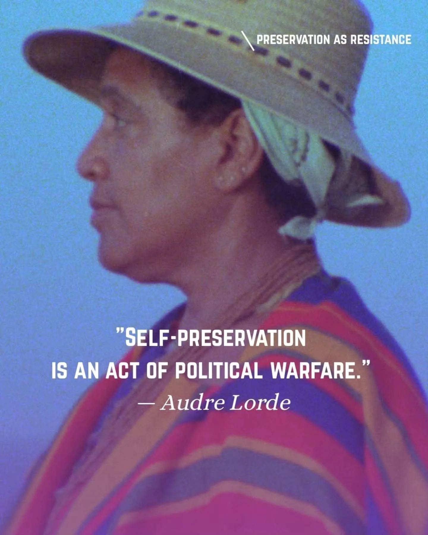 Reposted from @thirdworldnewsreel: "Self-preservation is an act of political warfare.&rdquo; &mdash; Audre Lorde
In 1995, filmmakers Ada Gay Griffin and Michelle Parkerson created A LITANY FOR SURVIVAL: THE LIFE AND WORK OF AUDRE LORDE in collab