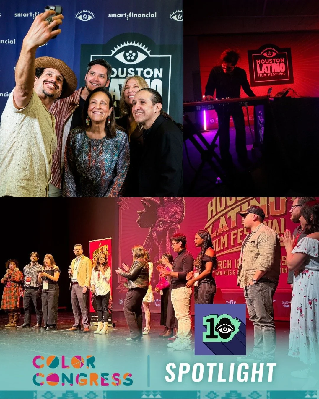 The 10th Annual Houston Latino Film Festival (HLFF) returns this March to mark a decade of showcasing films that reflect the diversity, resilience, and creativity of Latino artists. The 10th-year slogan, "&iexcl;Houston, Aqu&iacute; Estamos!&quo