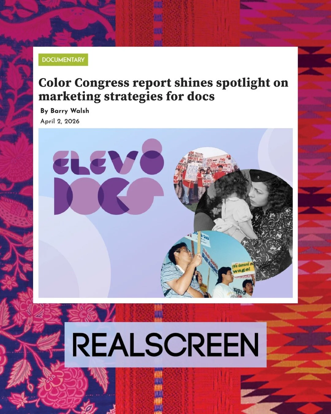 Last week, we released a new report detailing the comprehensive findings from all eight of the experiments that were part of our year-long Elev8Docs marketing initiative. Check out Realscreen's coverage of the report at the link in our bio!