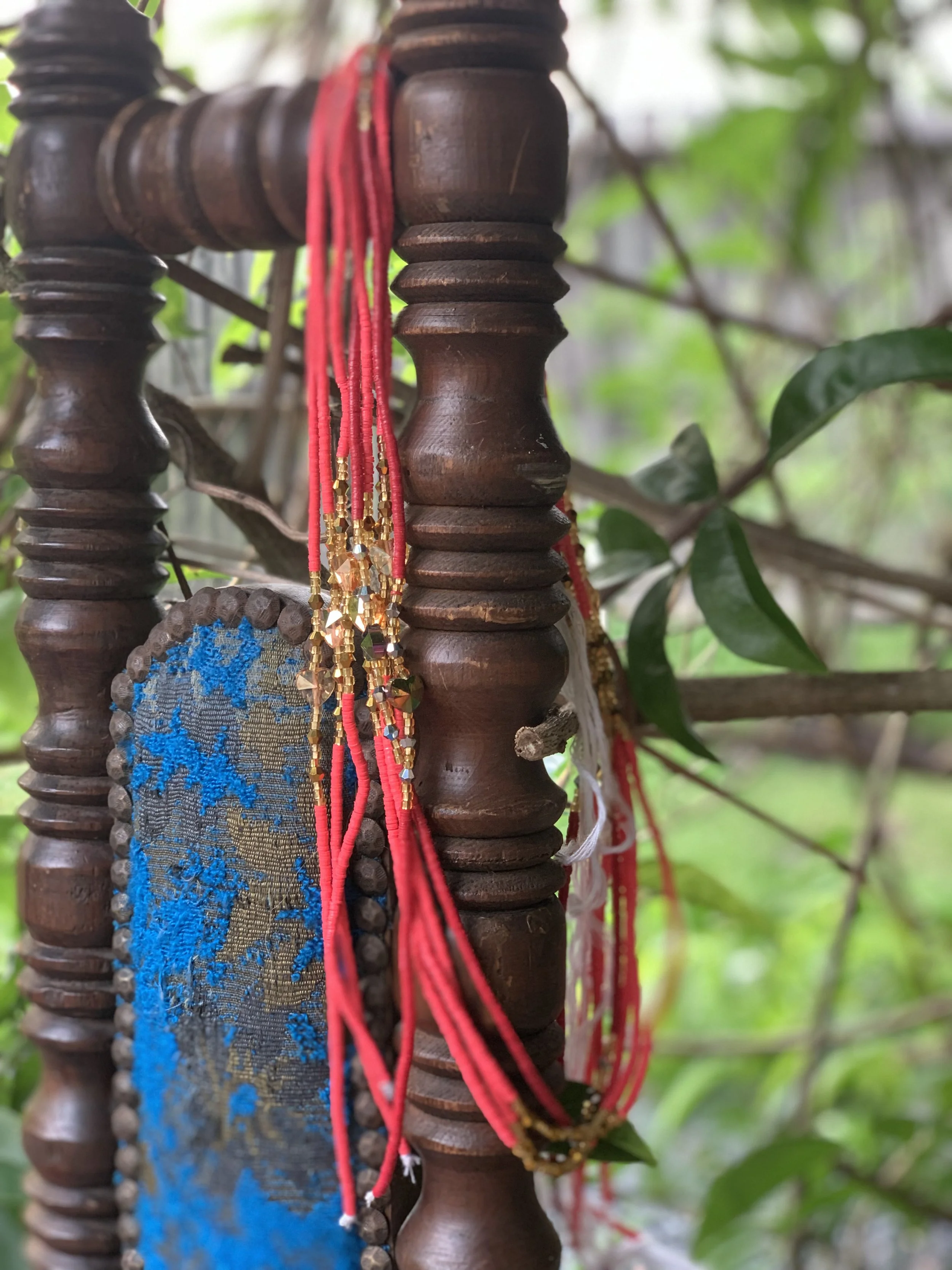 Exotic African waist beads