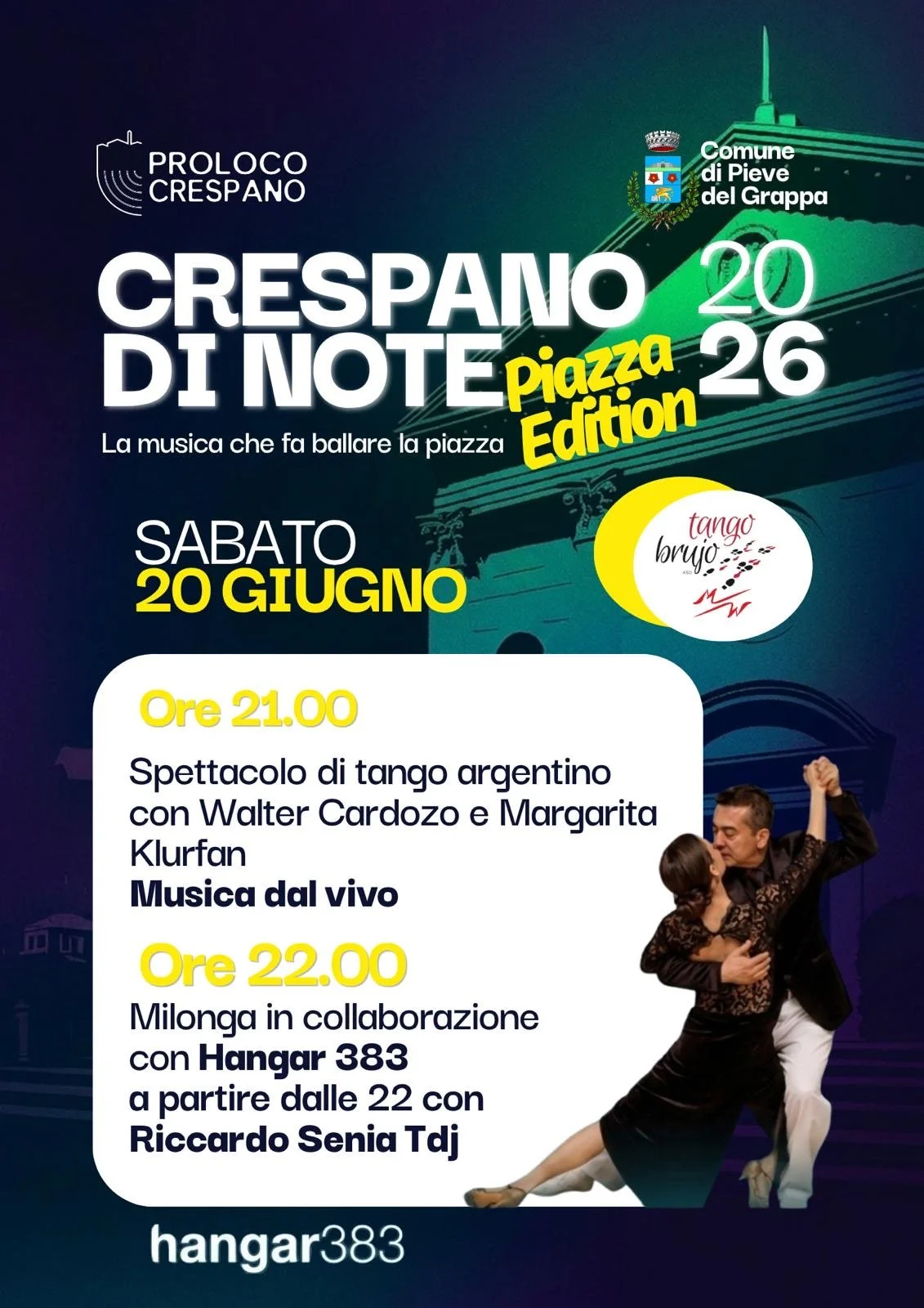 Spettacolo e Milonga a Crespano del Grappa 
