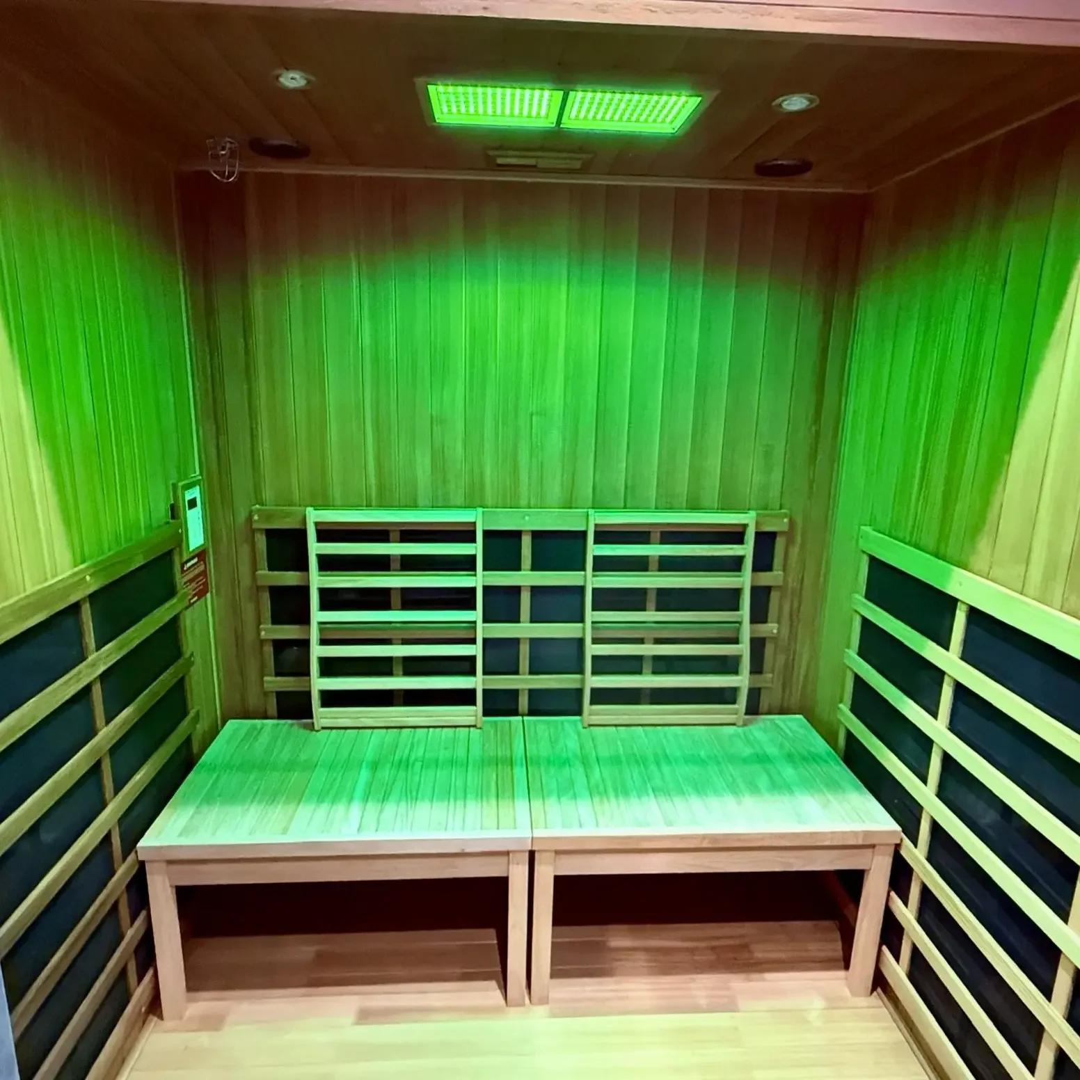 Clearlight infrared sauna heat therapy with chromotherapy at The Nature of Health in Gilbert, AZ