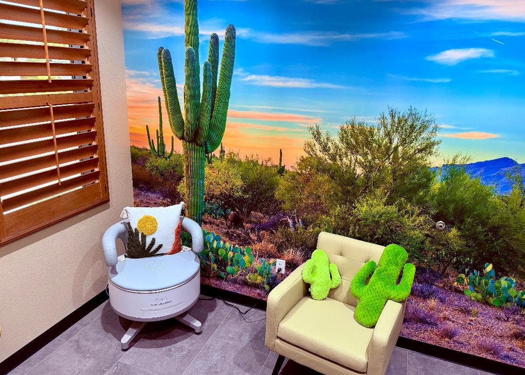 The Desert pelvic floor therapy room at The Nature of Health in Gilbert, AZ