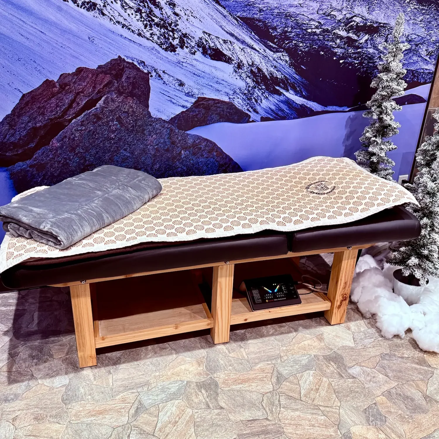 BioMat® far-infrared therapy table at The Nature of Health wellness clinic in Gilbert, AZ