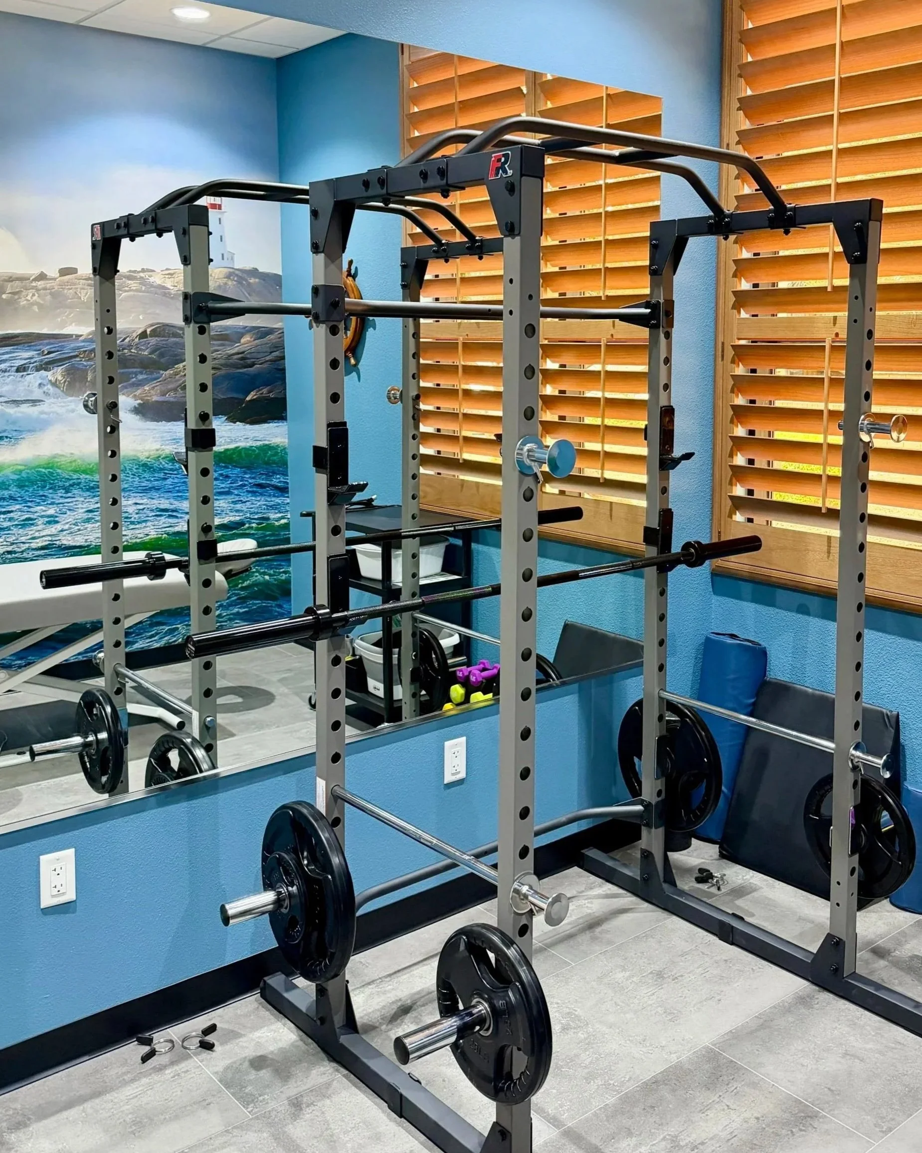 Rehabilitation strength training equipment used for physical medicine therapy at The Nature of Health in Gilbert, AZ