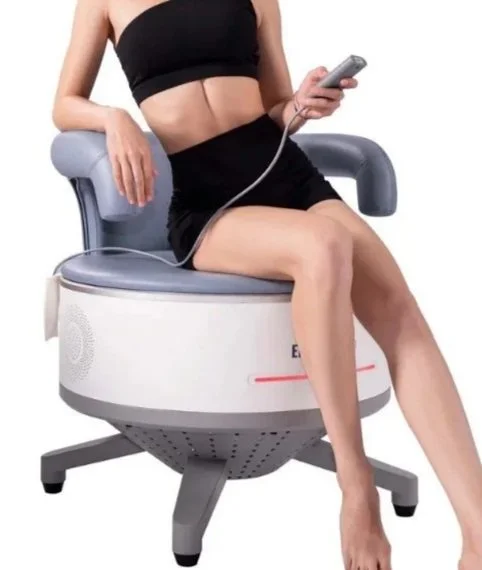 EMStrong pelvic floor chair therapy session at The Nature of Health in Gilbert, AZ