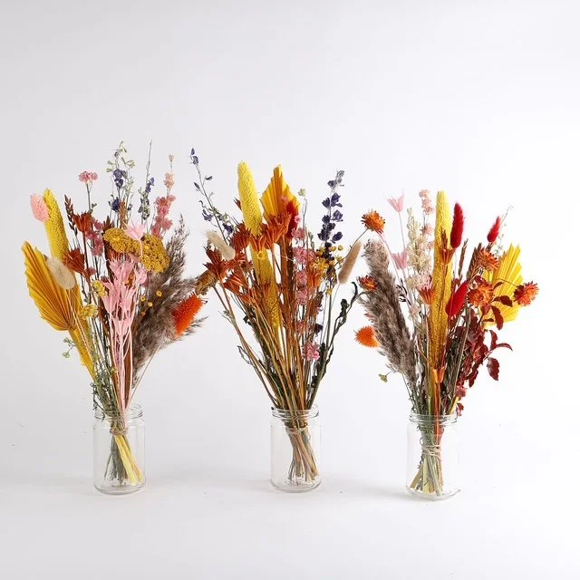 Jewelled Dried Flower Trio