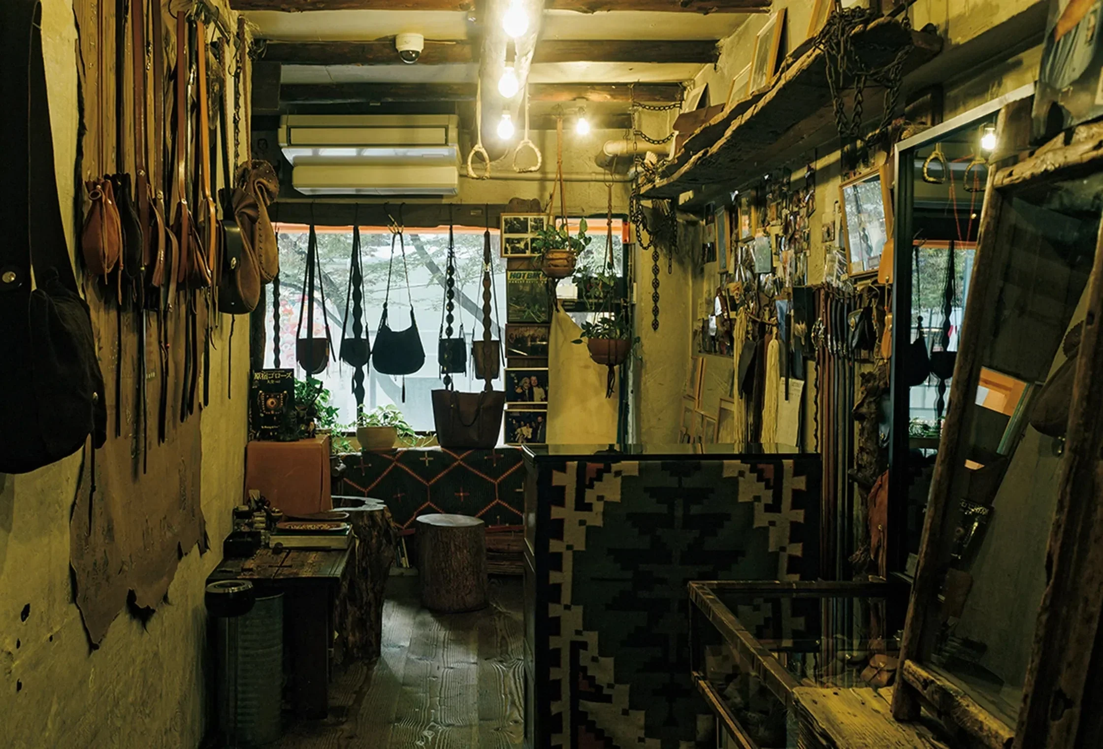 Inside the Goro’s store on Omotesandō