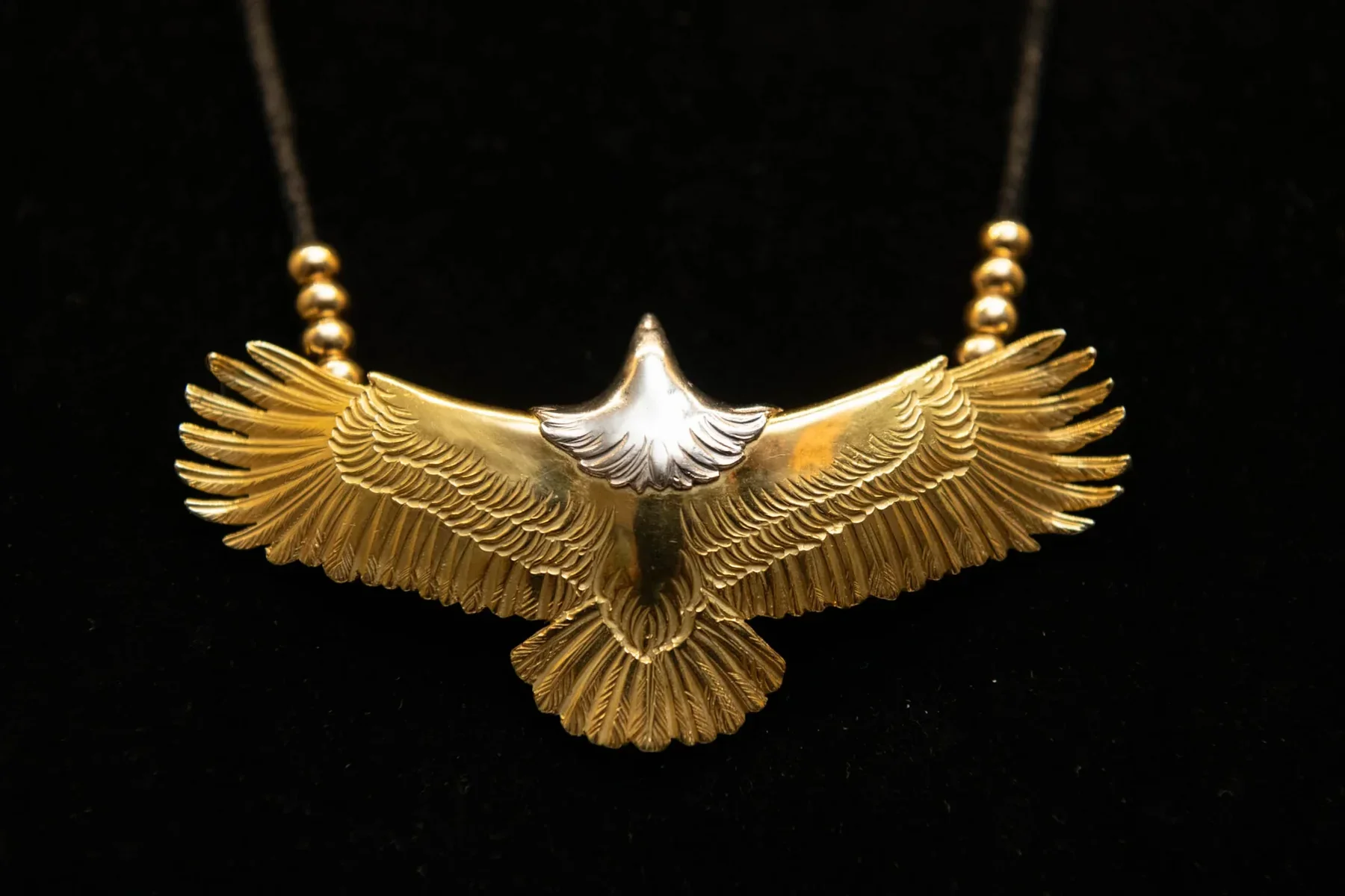 Platinum head all gold eagle from Goro Takahashi
