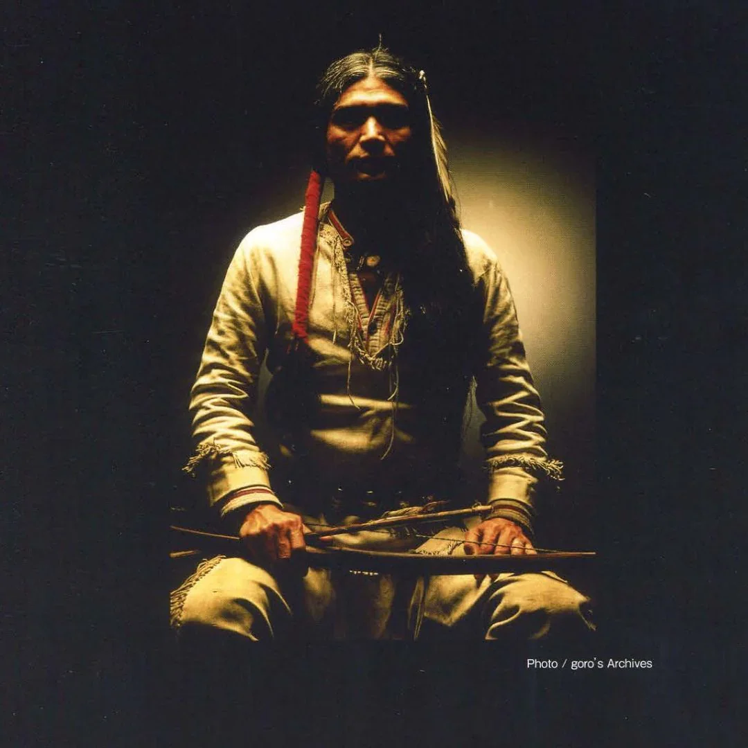 Goro  Takahashi as a Native American.