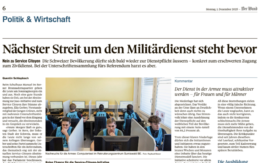 News: Referendum unter Druck