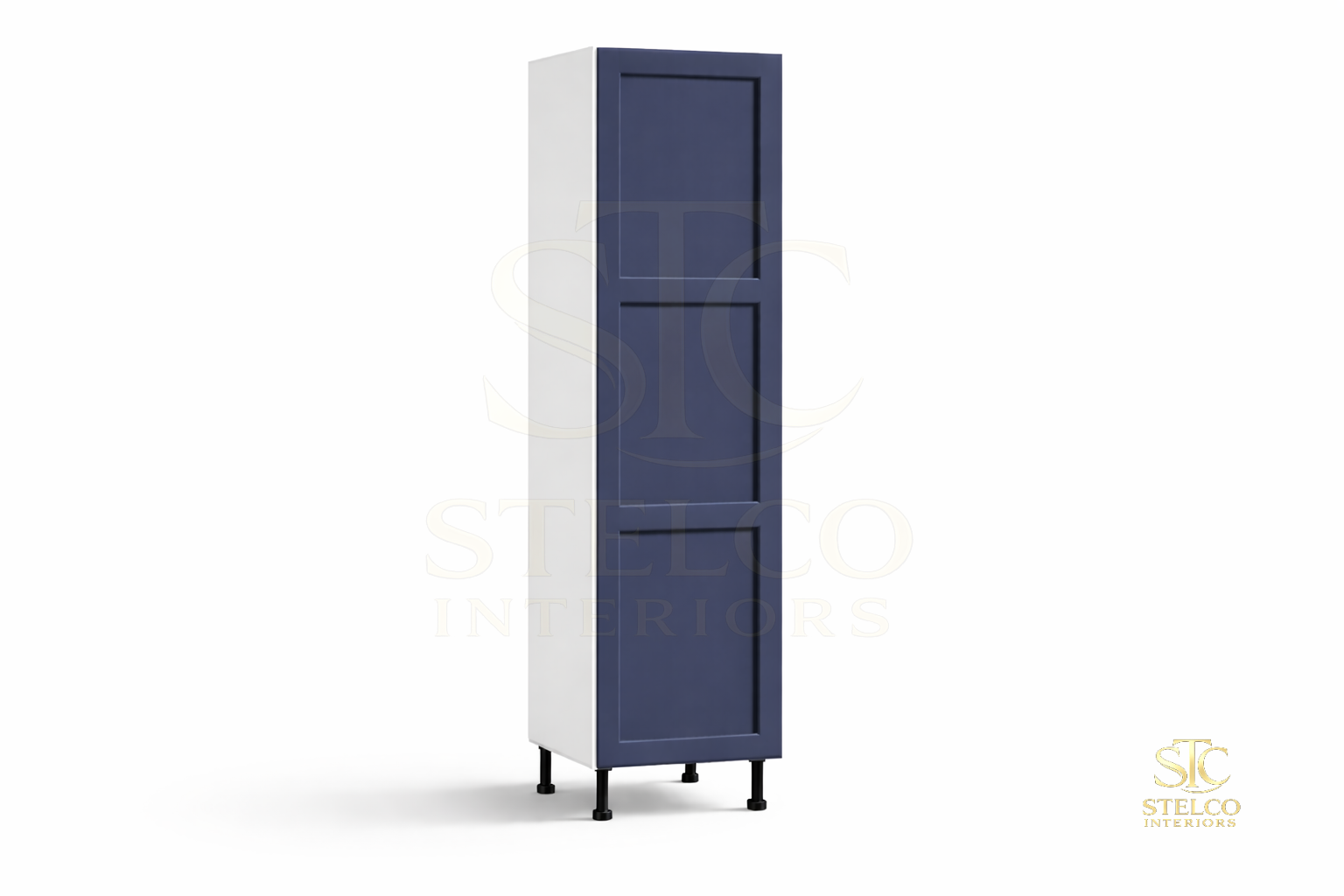 Tall Fridge Freezer 600 Wide Navy Blue.png (Copy)