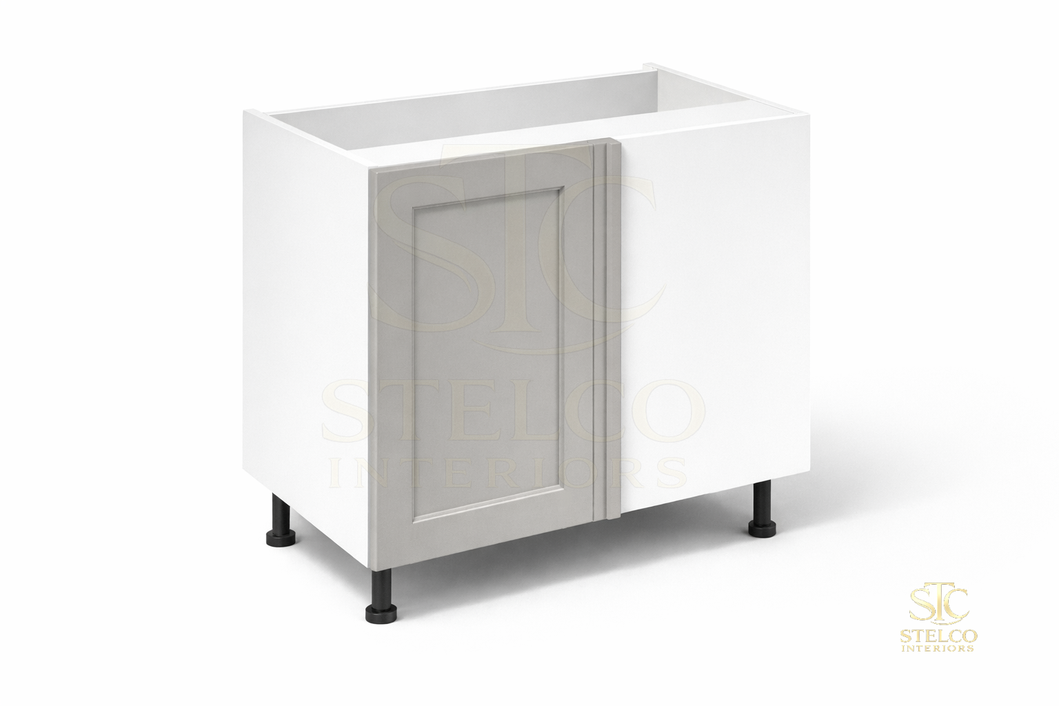 Hi Line Corner Panel Unit Dust Grey Left Hand Door.png