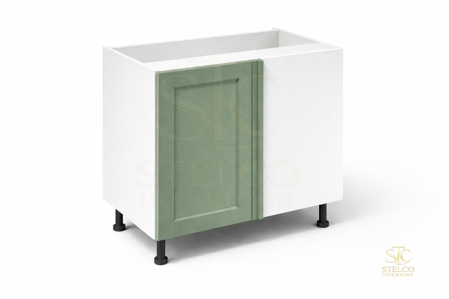 Hi Line Corner Panel Unit Sage Left Hand Door.png