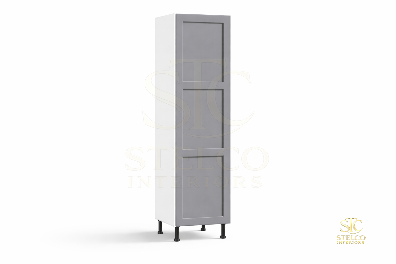 Tall Fridge Freezer 600 Wide Dust grey.png