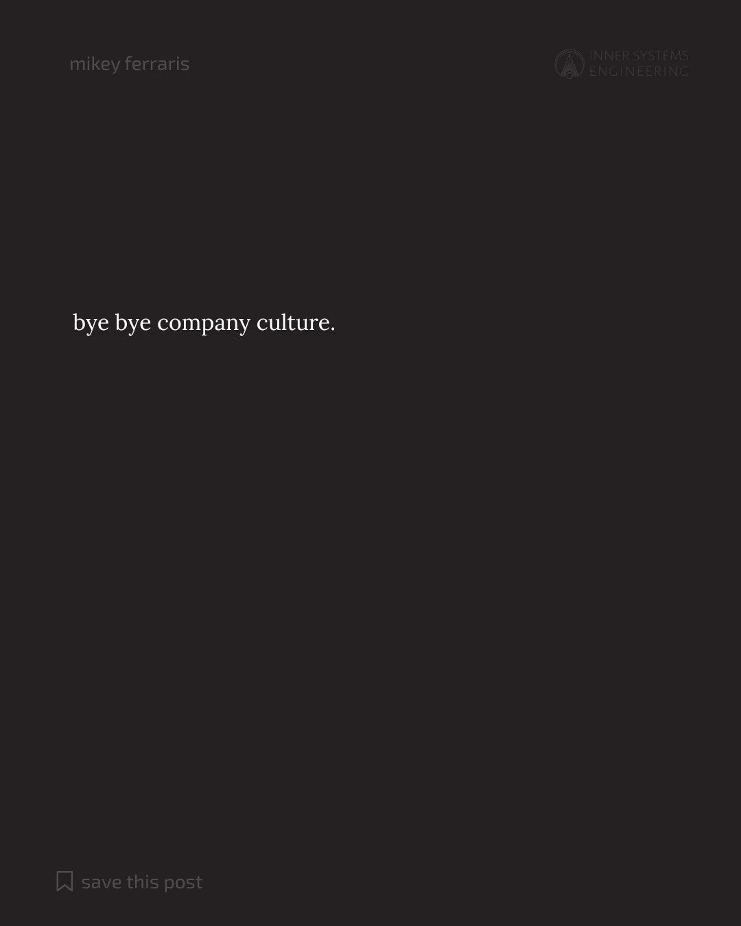 some notes about the future of work.