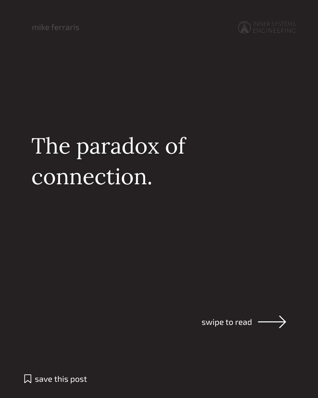 It&rsquo;s funny, isn&rsquo;t it?

Being &lsquo;connected&rsquo; to the world.
Passing hundreds of people each day,
Yet carrying an unseen weight of isolation.

These last few weeks have felt isolating at times.
Old friendships fading.

I don&rsquo;t
