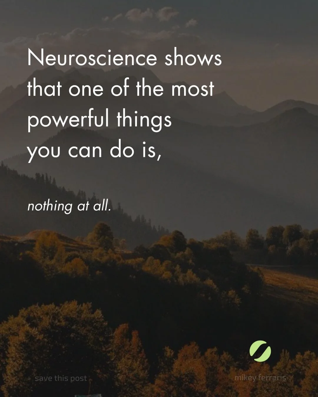 Working hard is easy. Accessing flow is hard.