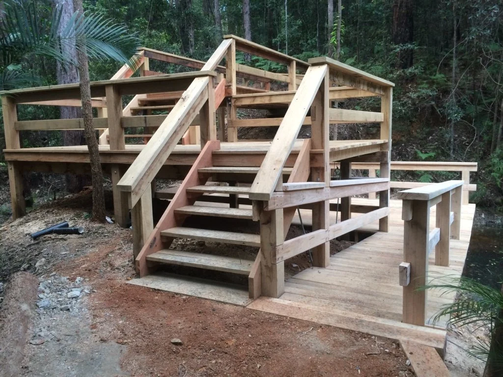 Viewing Platform & Pedestrian Bridge Construction far North NSW