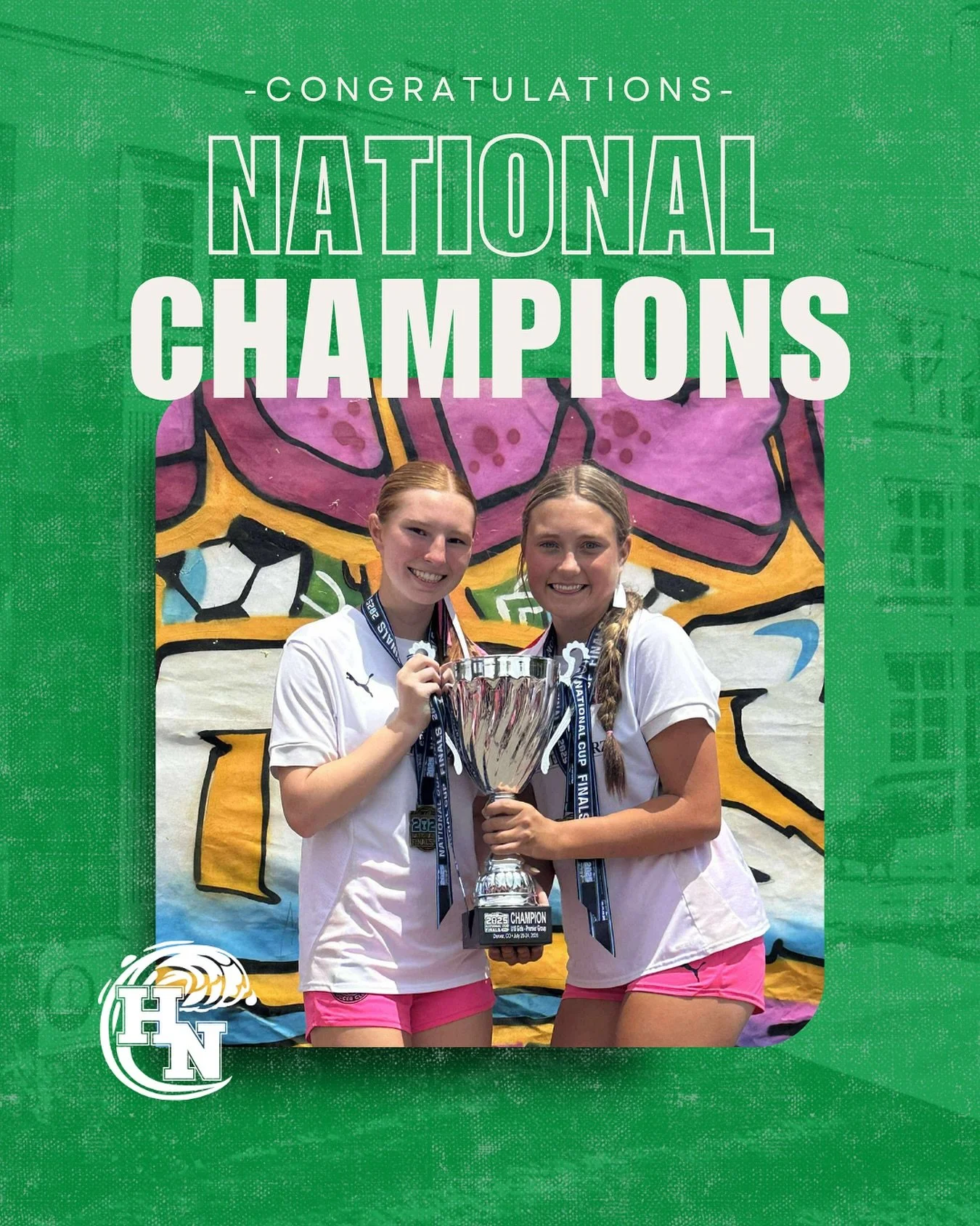 Shoutout to Maddie Buy and Kate Vidovic, Class of &rsquo;27, for winning the US Club Soccer National Cup in Denver with their team, Manta United! These two talented student-athletes brought home the championship trophy and made us all proud.

Maddie 