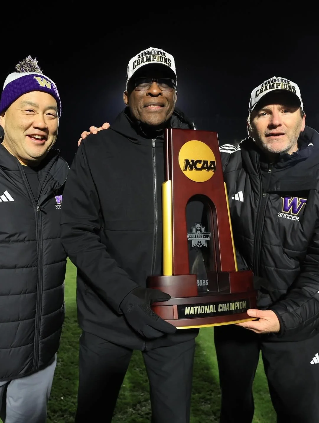 Congratulations to Holy Name alumnus Pat Chun &rsquo;92 @pat_chun , Director of Athletics at the University of Washington, on a historic achievement!

Under Pat&rsquo;s leadership, Washington Men&rsquo;s Soccer captured the NCAA National Championship