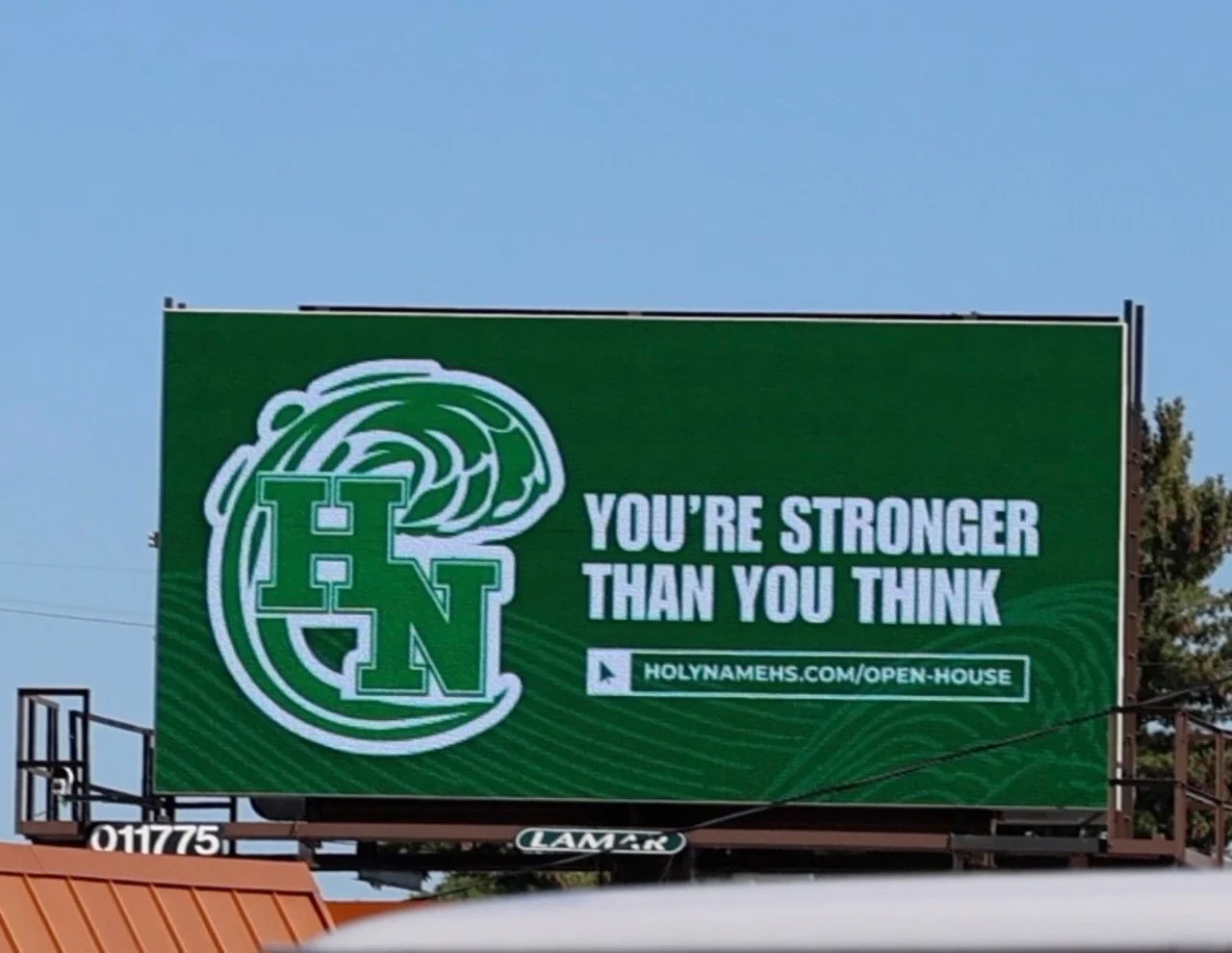 Holy Name High School Launches City-Wide Billboard Campaign Amid Strategic Renewal