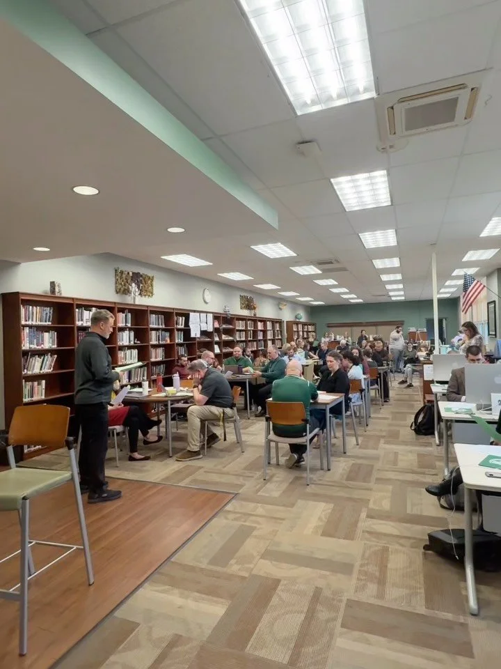 Before our recent staff meeting, we began the way we believe everything at Holy Name should begin &mdash; in prayer.

Thank you to Deacon Mark Tomecko for leading us in this beautiful Litany of Trust for Educators, grounding our time together in fait