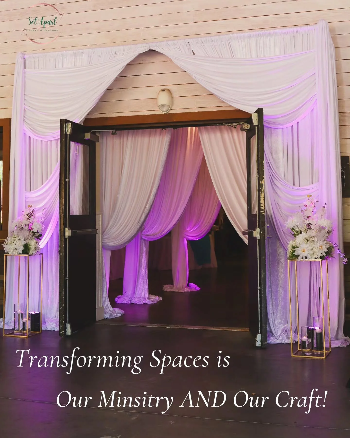 Baby&hellip; when we say we WORKED. 😅

4 draping installs. Vendor booth styling. Tablescape setup. Entry experience. All within hours.

But watching guests stop, pause, and take it all in? Worth every second.

Grateful for every opportunity God plac