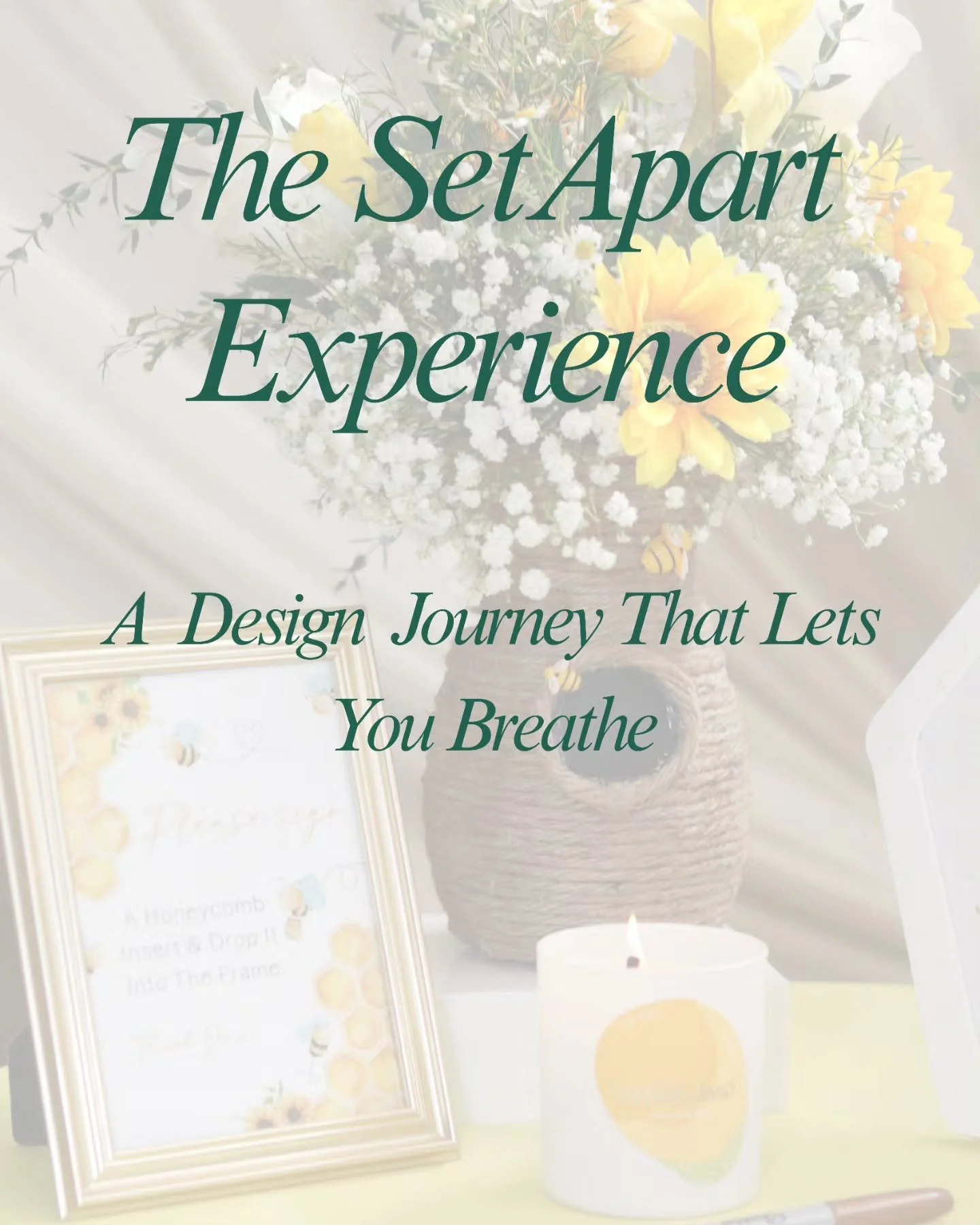 Beautiful events don't begin with d&eacute;cor, they begin with a thoughtful process.

At SetApart, every celebration is guided by a design journey that is Tailored to your vision, Trusted with your investment, and Transformative in its execution.

 