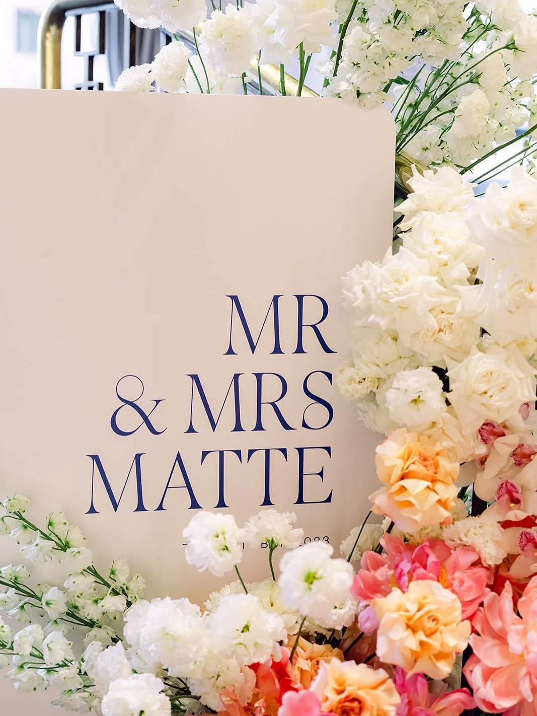 Mr &amp; Mrs Matte 💙

Design @jemandi_designs 
Event styling and design direction @the_eventurer 
Florals @ivyandeveflowers