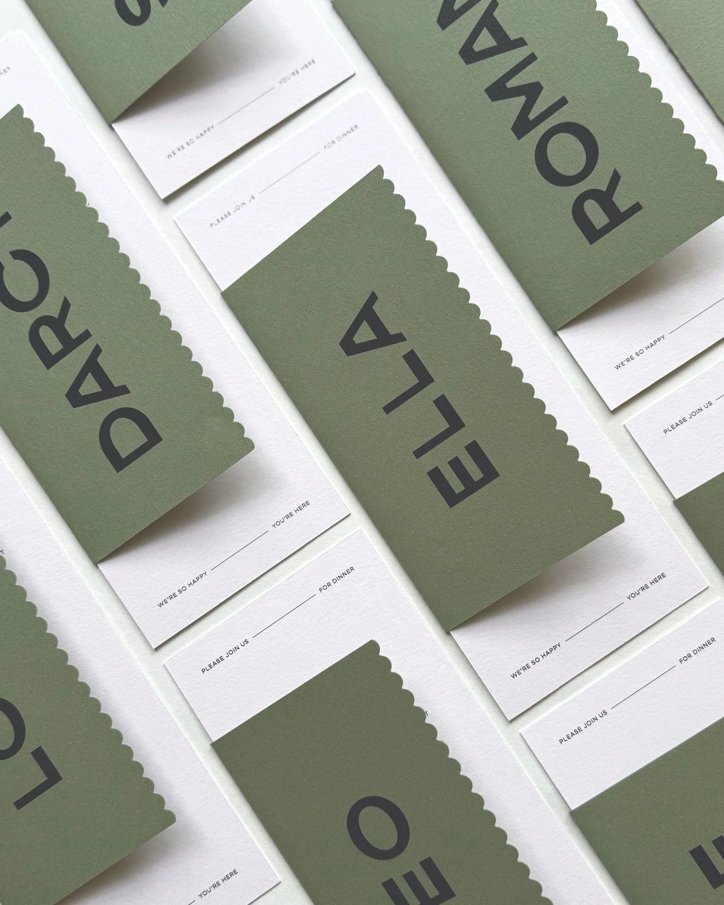 Contemporary folding place cards wrapping around your dinner menu with bold feature guest names.

Our Shape Collection is ready to customise to suit your event.

#wedding #modernwedding #shape #semicustom #weddingmenu #weddinginvite #weddinginvitatio