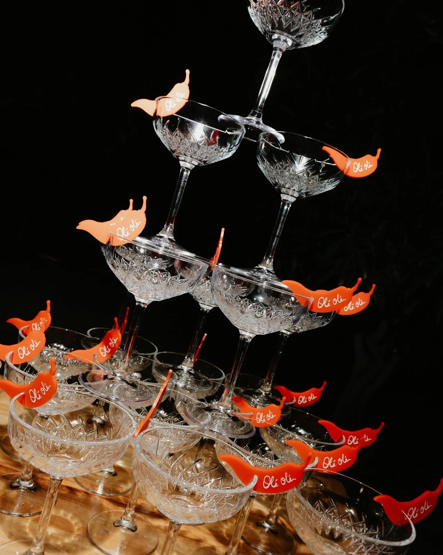 Give me a margarita tower over a champagne tower any day 🔥

Featuring our acrylic chilli cocktail tags in bright orange.

Planning &amp; Styling @loladelcampo @elsa.alvarezalcantara
Stationery &amp; Signage @jemandi_designs
Venue @acre.wedding
Photo